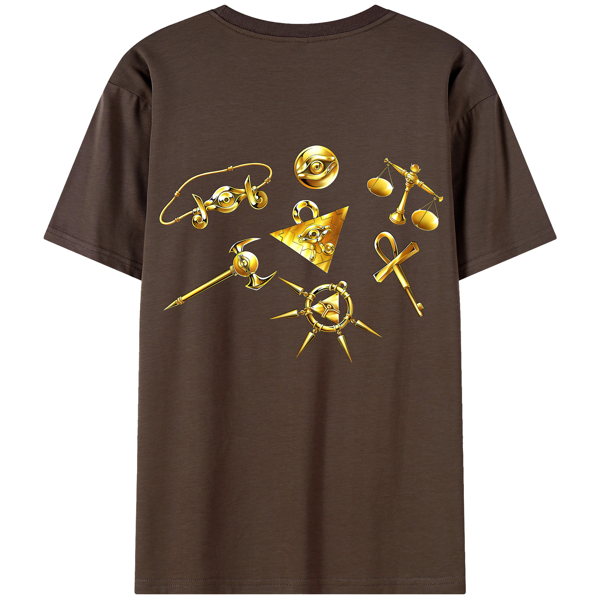 （画像用） 遊☆戯☆王 Yu-Gi-Oh! 綿100％半袖Tシャツ（背面プリント）