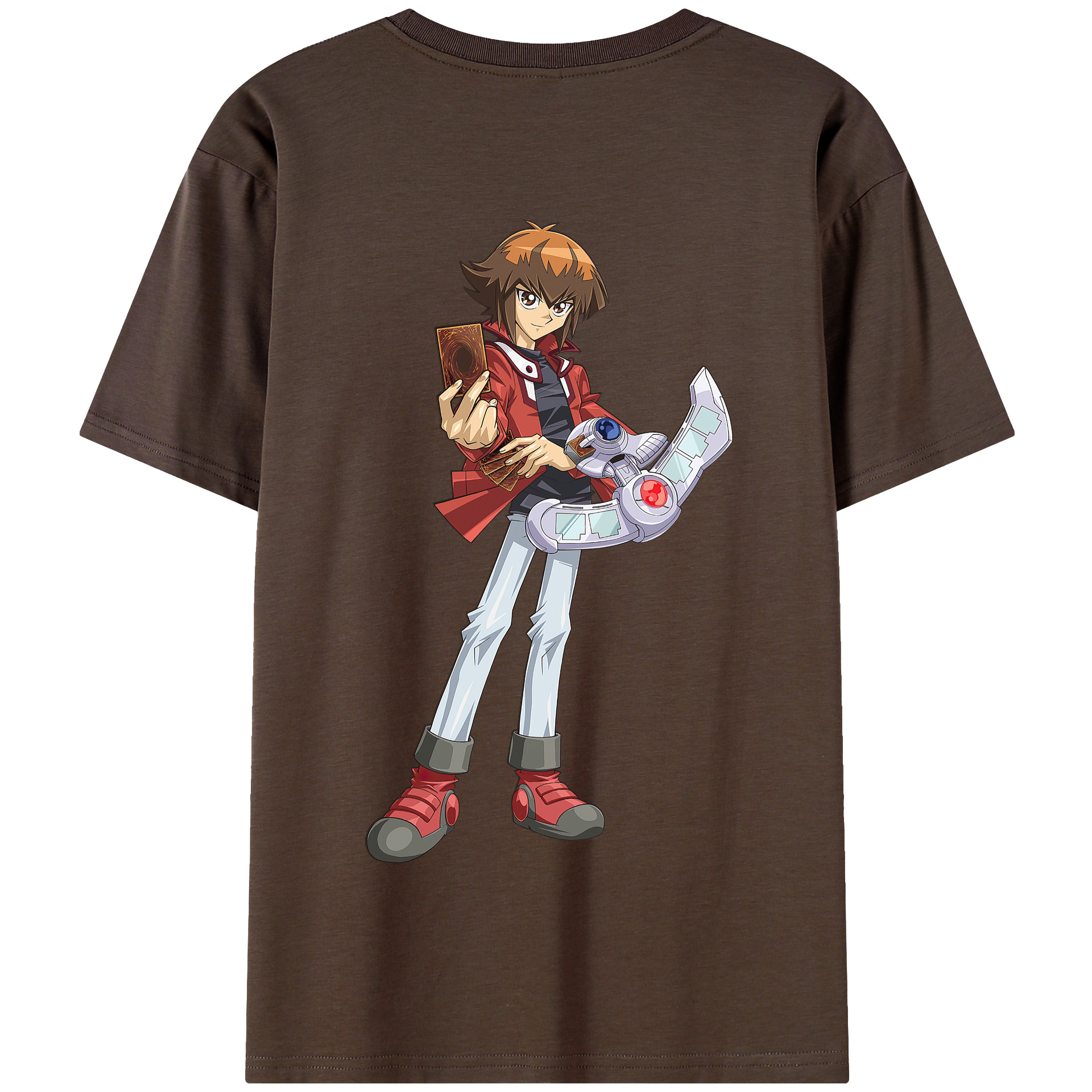 （画像用） 遊☆戯☆王 Yu-Gi-Oh! 綿100％半袖Tシャツ（背面プリント）