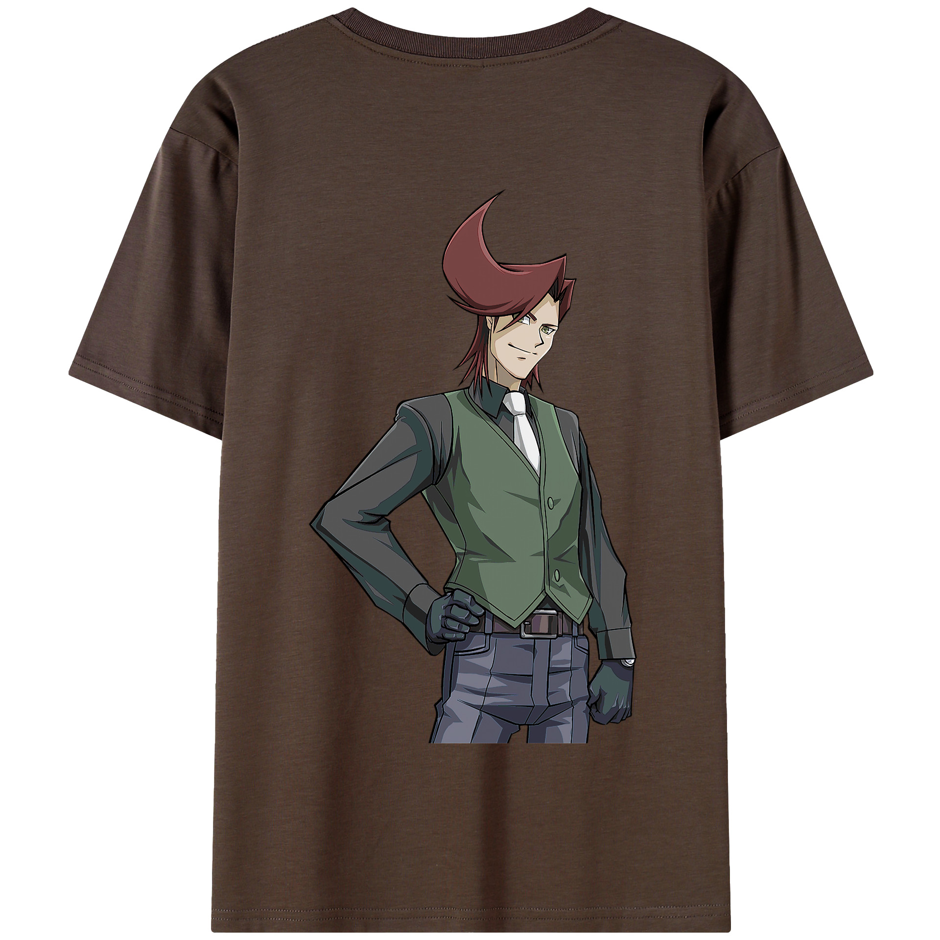 （画像用） 遊☆戯☆王 Yu-Gi-Oh! 綿100％半袖Tシャツ（背面プリント）