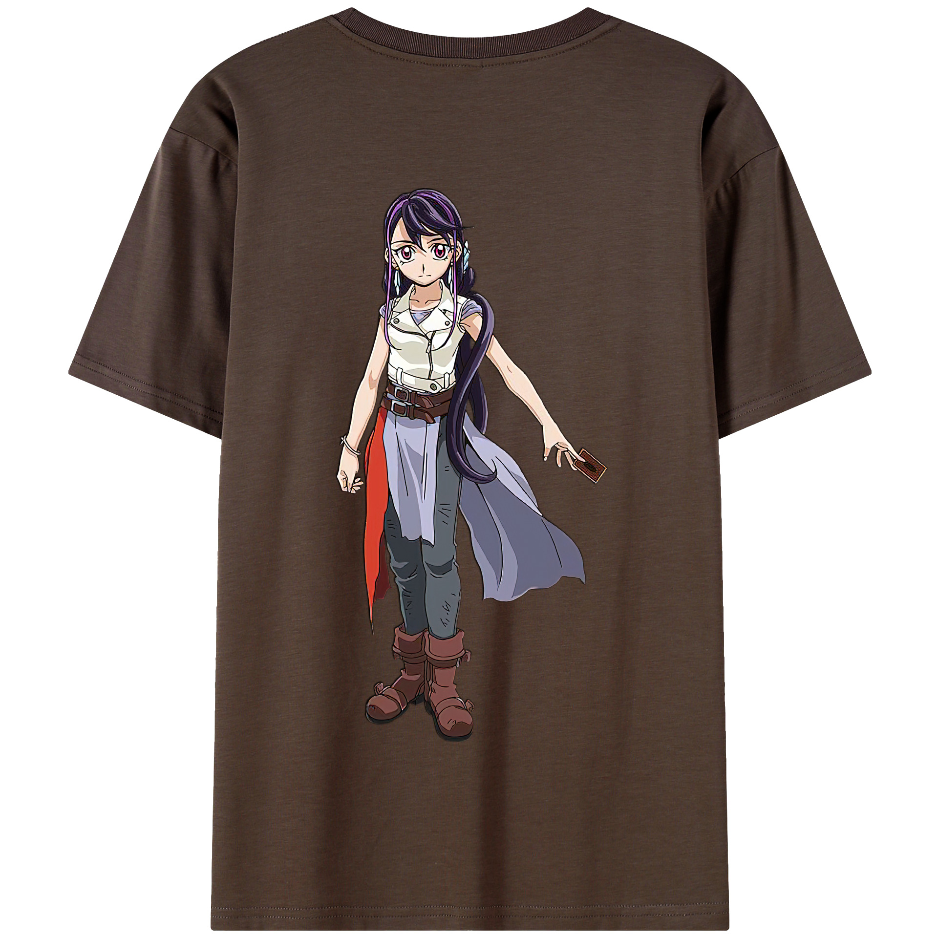 （画像用） 遊☆戯☆王 Yu-Gi-Oh! 綿100％半袖Tシャツ（背面プリント）