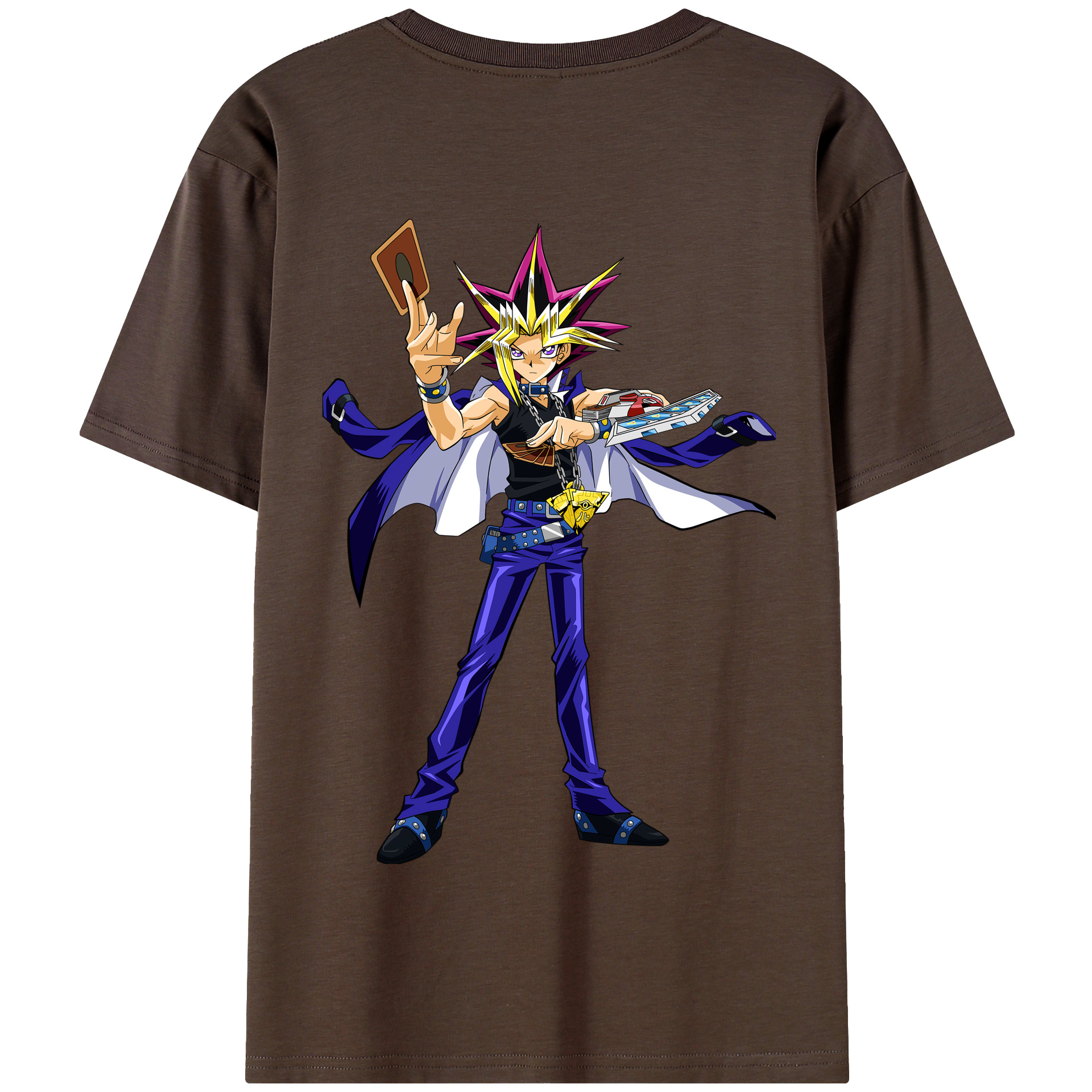（画像用） 遊☆戯☆王 Yu-Gi-Oh! 綿100％半袖Tシャツ（背面プリント）