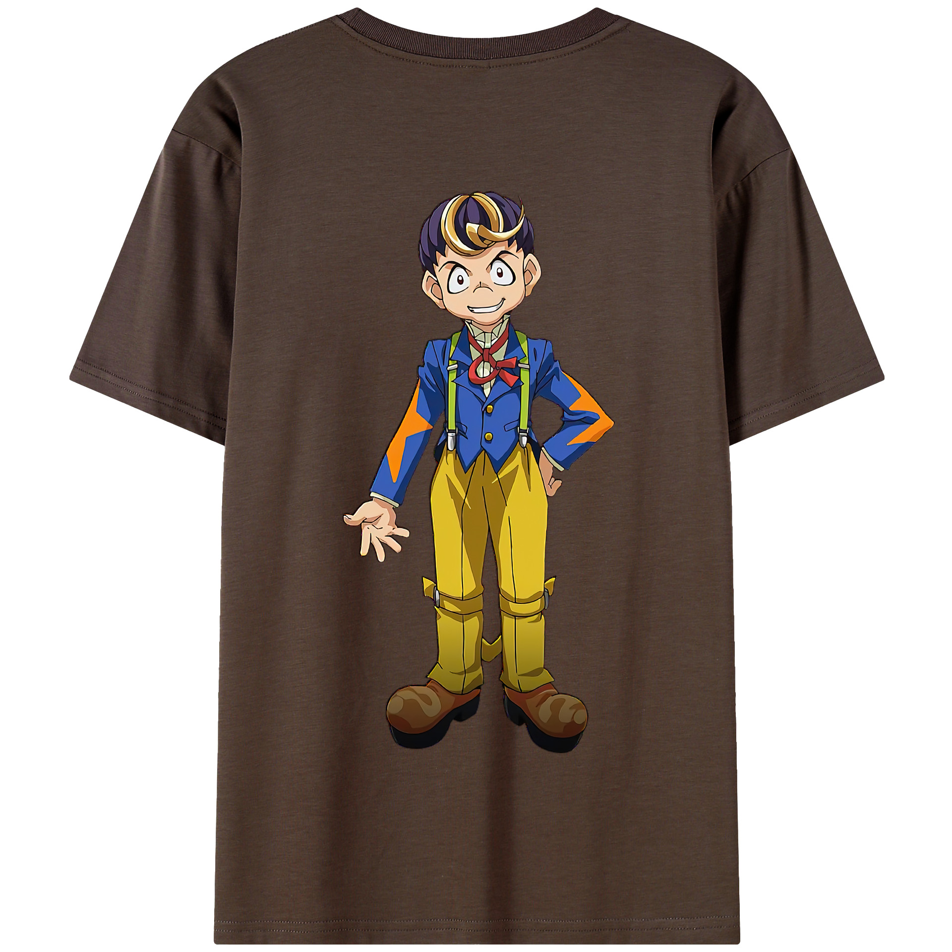 （画像用） 遊☆戯☆王 Yu-Gi-Oh! 綿100％半袖Tシャツ（背面プリント）