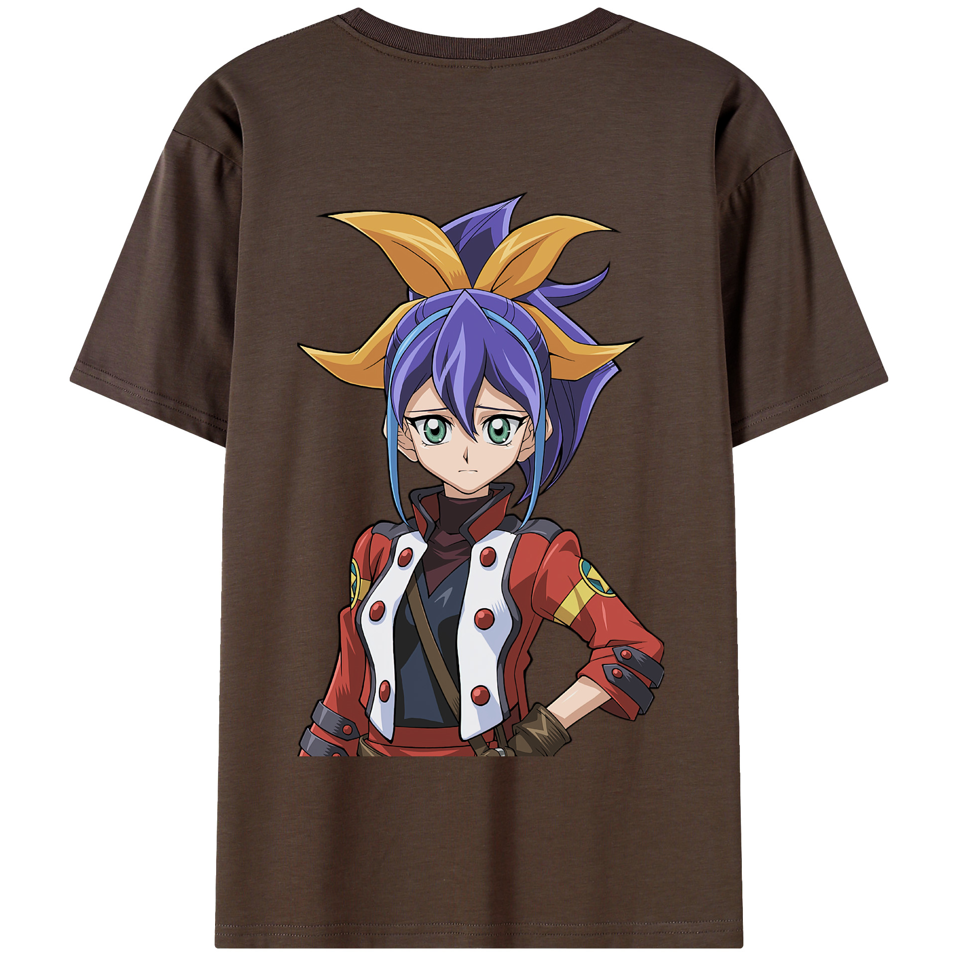 （画像用） 遊☆戯☆王 Yu-Gi-Oh! 綿100％半袖Tシャツ（背面プリント）