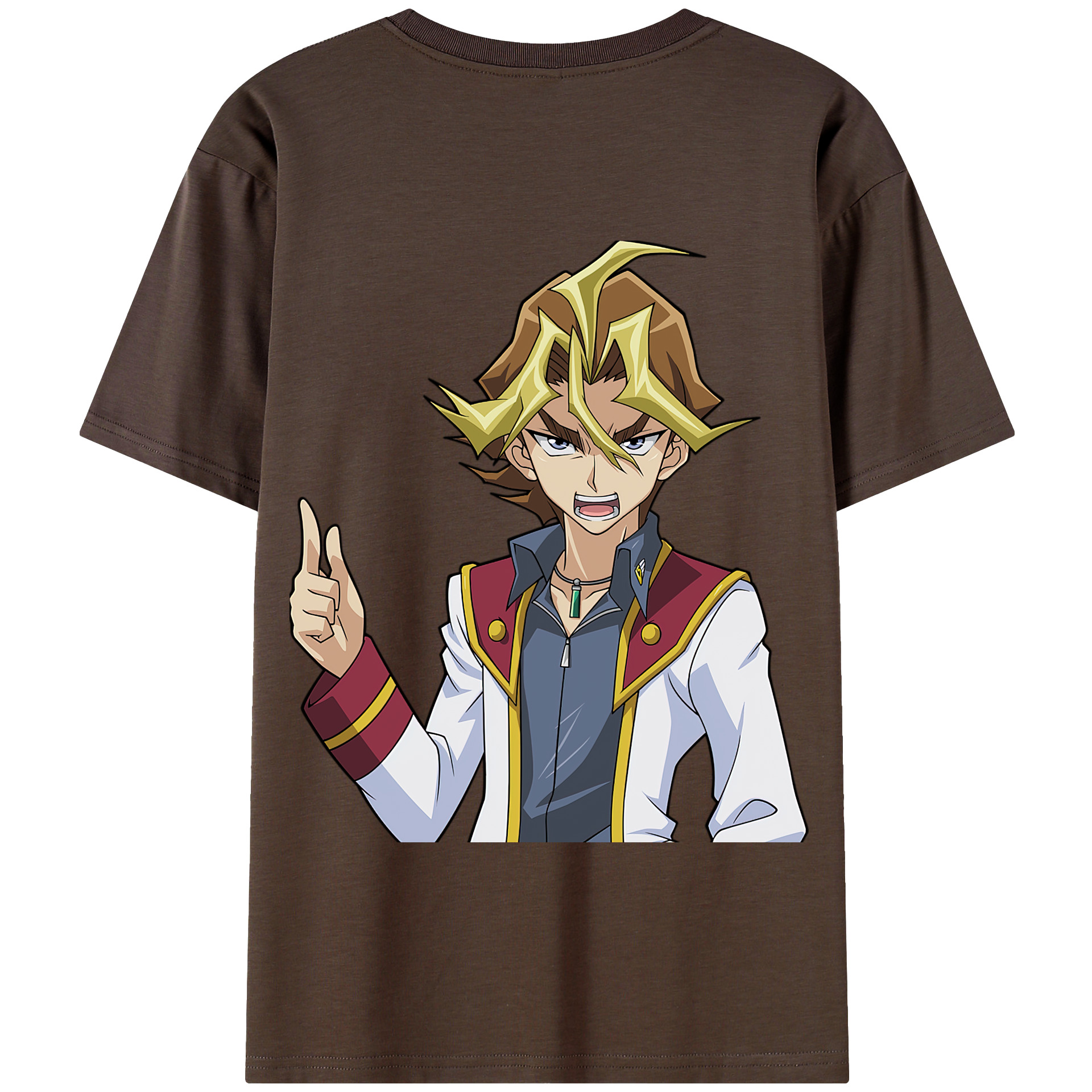 （画像用） 遊☆戯☆王 Yu-Gi-Oh! 綿100％半袖Tシャツ（背面プリント）