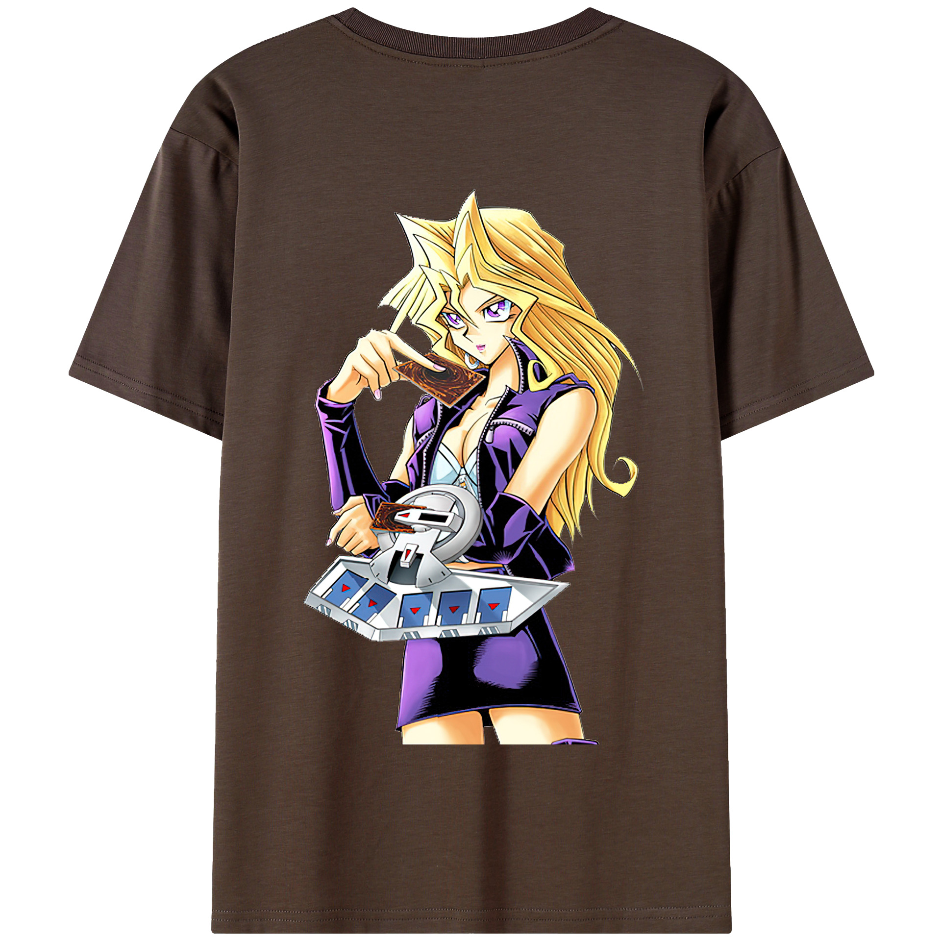 （画像用） 遊☆戯☆王 Yu-Gi-Oh! 綿100％半袖Tシャツ（背面プリント）