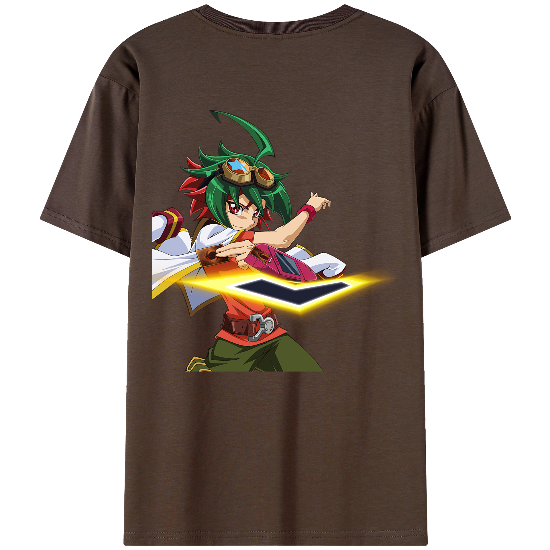 （画像用） 遊☆戯☆王 Yu-Gi-Oh! 綿100％半袖Tシャツ（背面プリント）