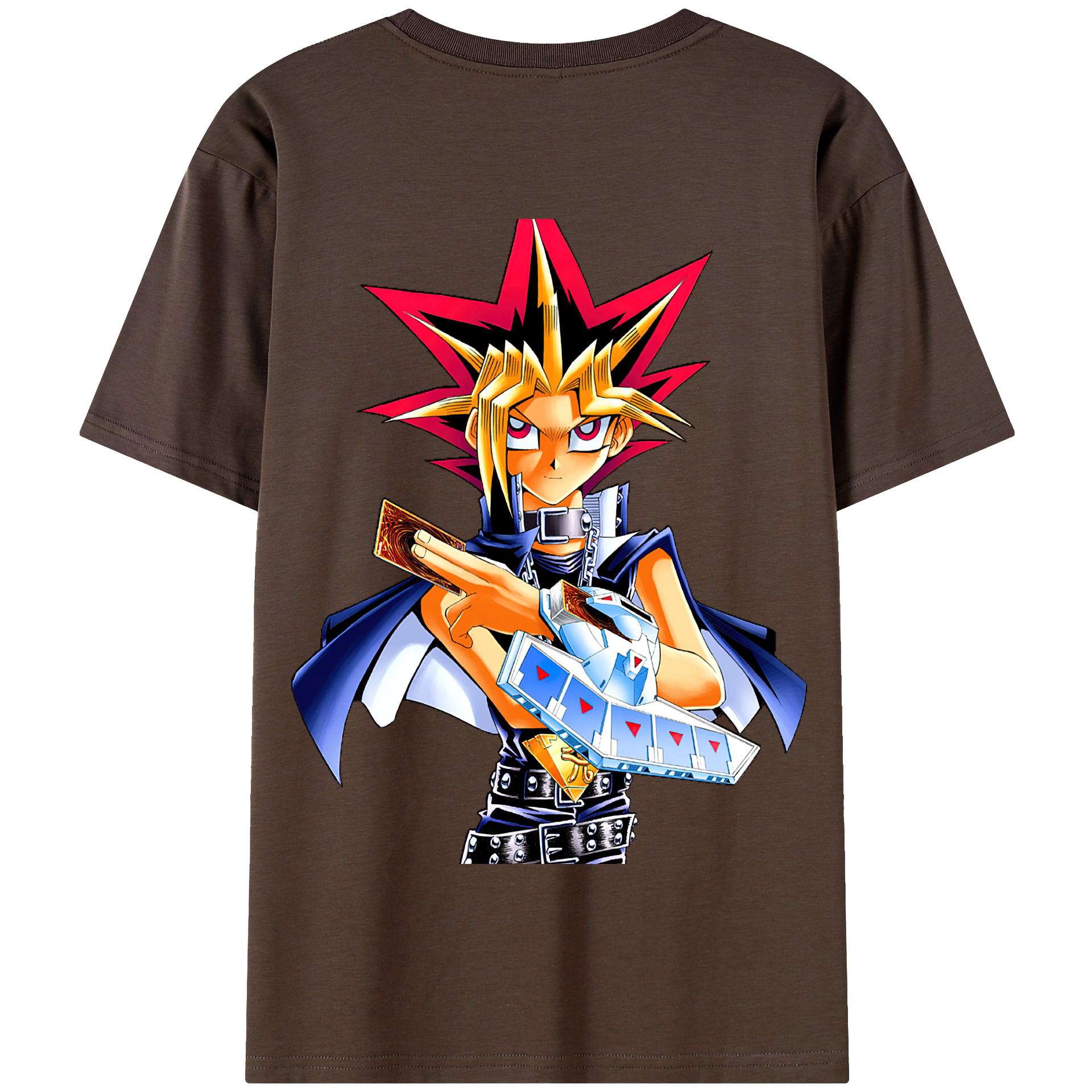 （画像用） 遊☆戯☆王 Yu-Gi-Oh! 綿100％半袖Tシャツ（背面プリント）