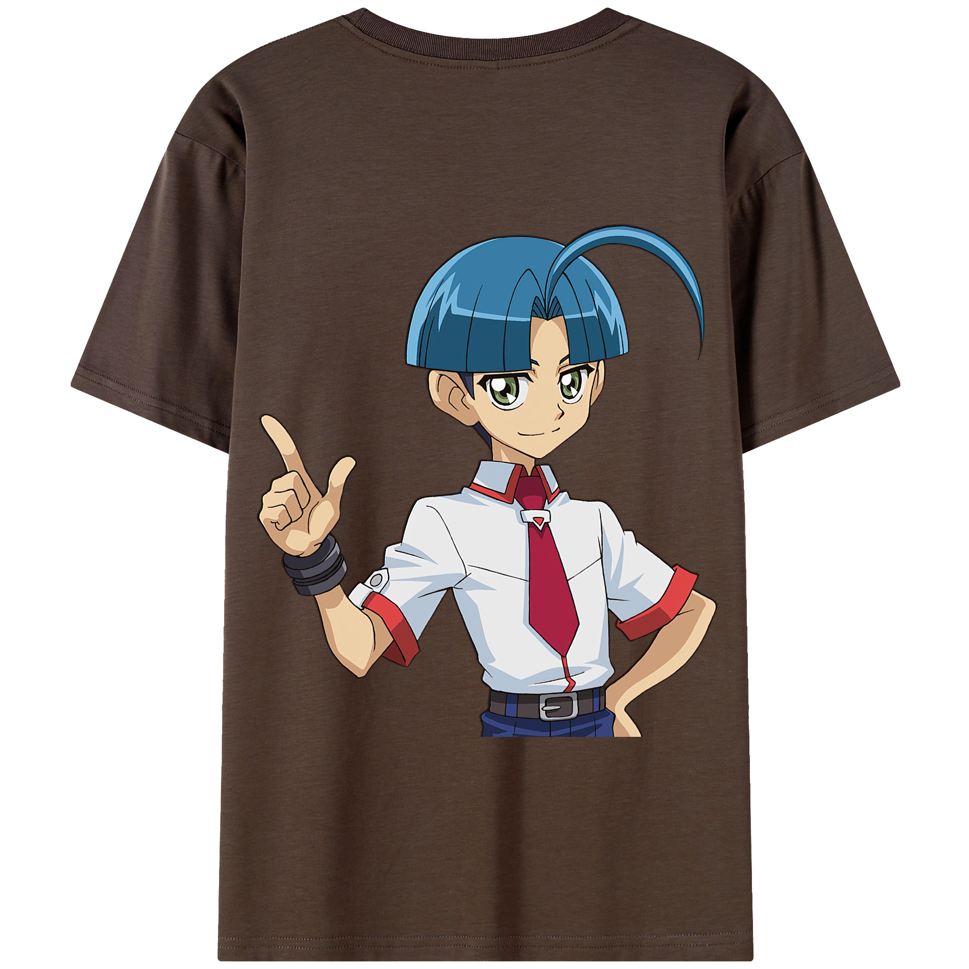 （画像用） 遊☆戯☆王 Yu-Gi-Oh! 綿100％半袖Tシャツ（背面プリント）