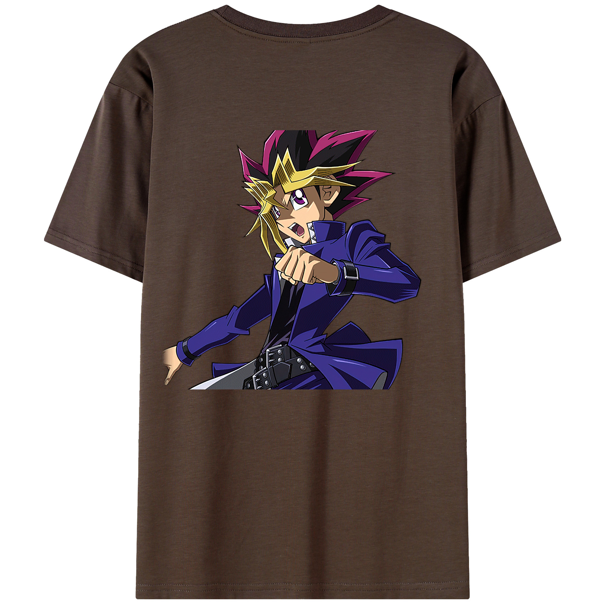 （画像用） 遊☆戯☆王 Yu-Gi-Oh! 綿100％半袖Tシャツ（背面プリント）
