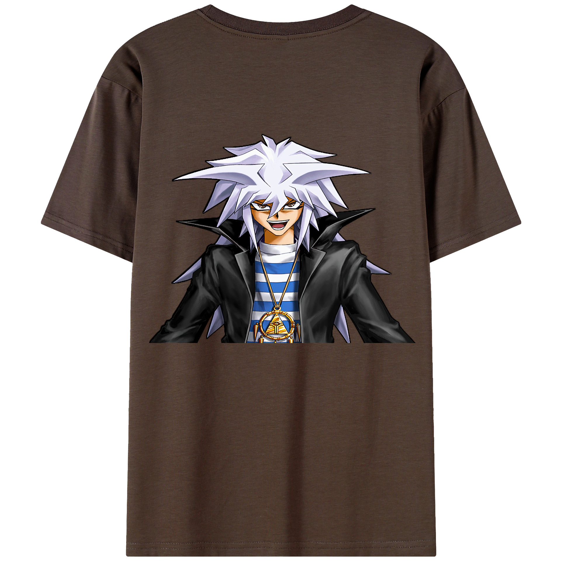 （画像用） 遊☆戯☆王 Yu-Gi-Oh! 綿100％半袖Tシャツ（背面プリント）