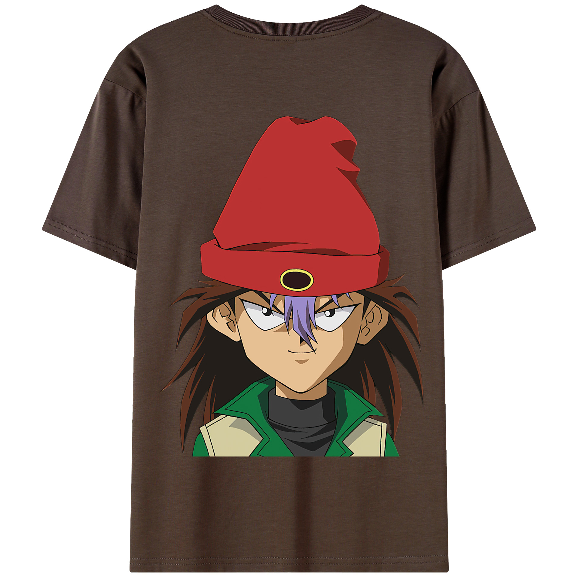 （画像用） 遊☆戯☆王 Yu-Gi-Oh! 綿100％半袖Tシャツ（背面プリント）