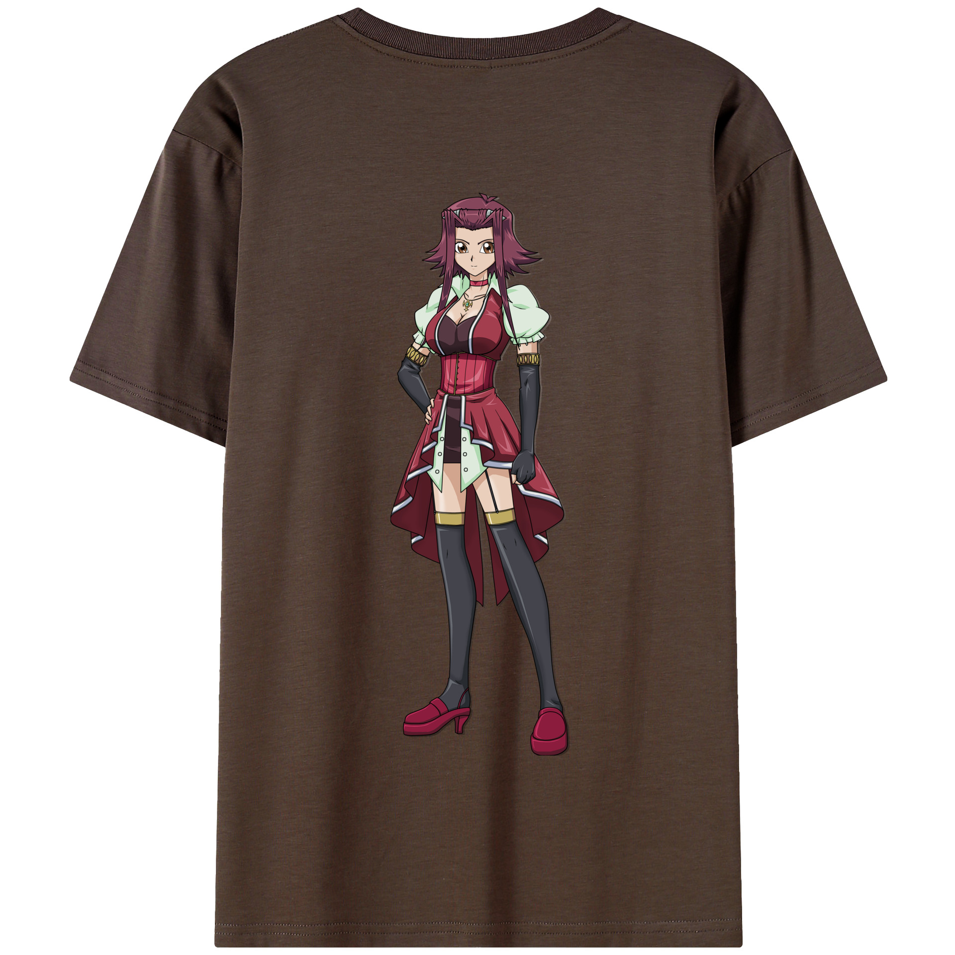（画像用） 遊☆戯☆王 Yu-Gi-Oh! 綿100％半袖Tシャツ（背面プリント）