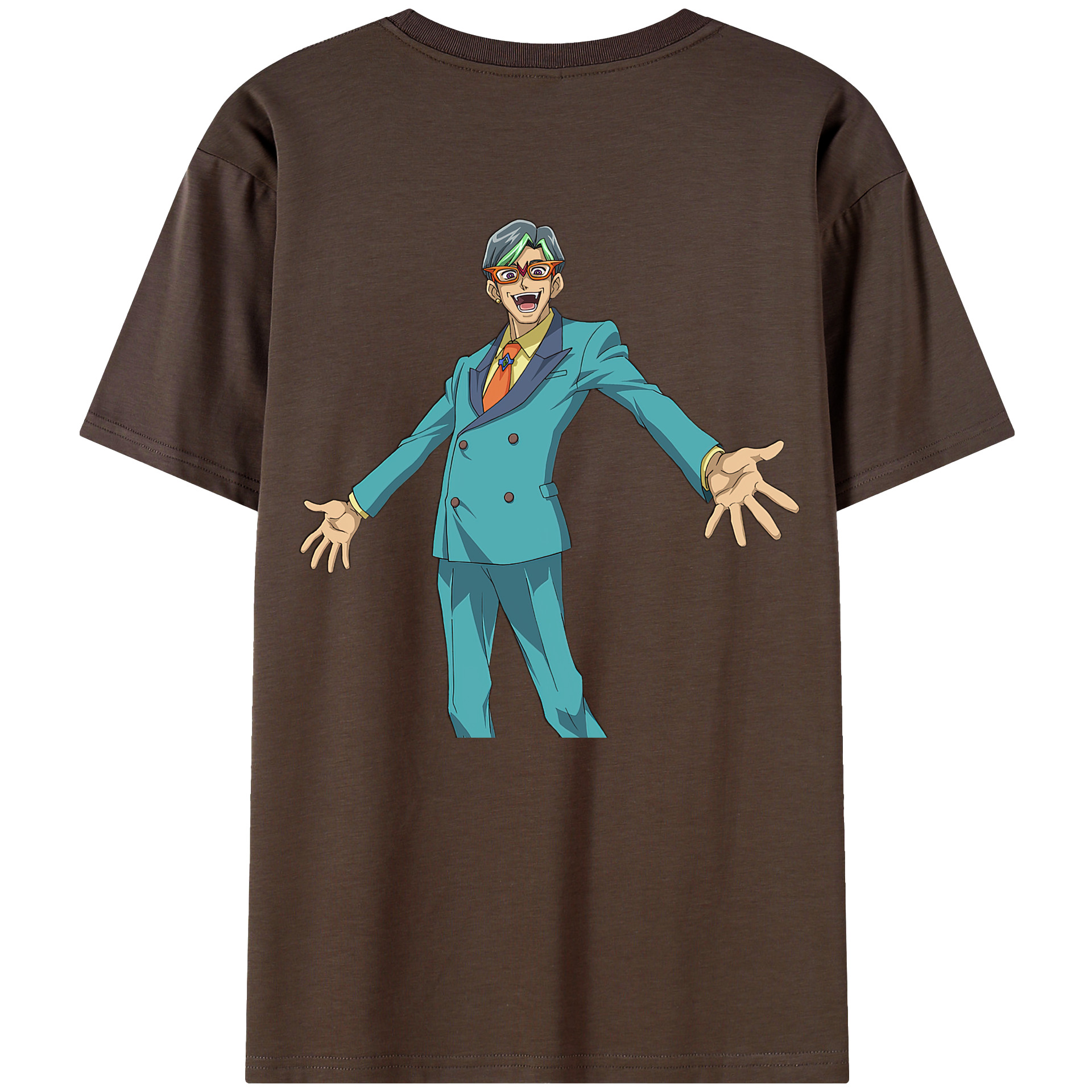 （画像用） 遊☆戯☆王 Yu-Gi-Oh! 綿100％半袖Tシャツ（背面プリント）