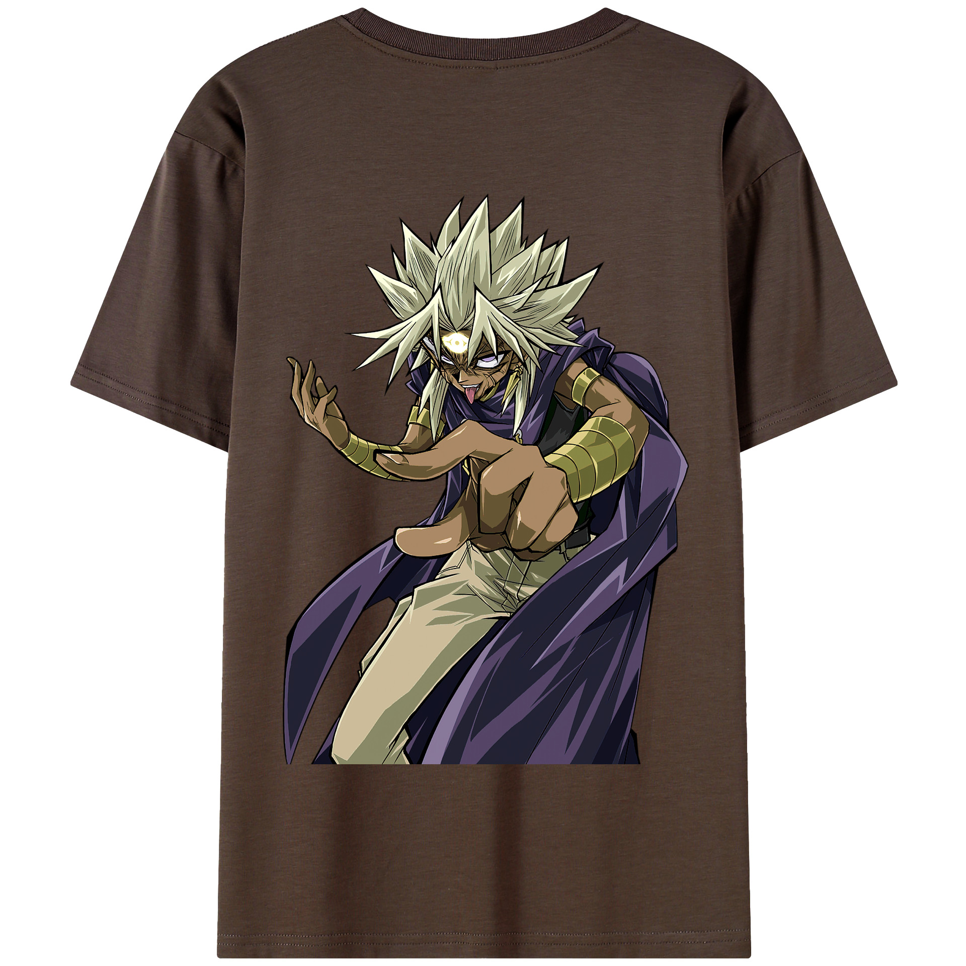 （画像用） 遊☆戯☆王 Yu-Gi-Oh! 綿100％半袖Tシャツ（背面プリント）