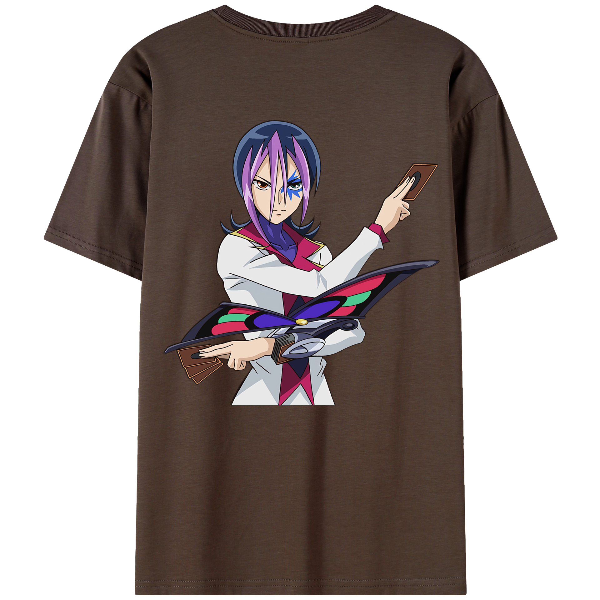 （画像用） 遊☆戯☆王 Yu-Gi-Oh! 綿100％半袖Tシャツ（背面プリント）