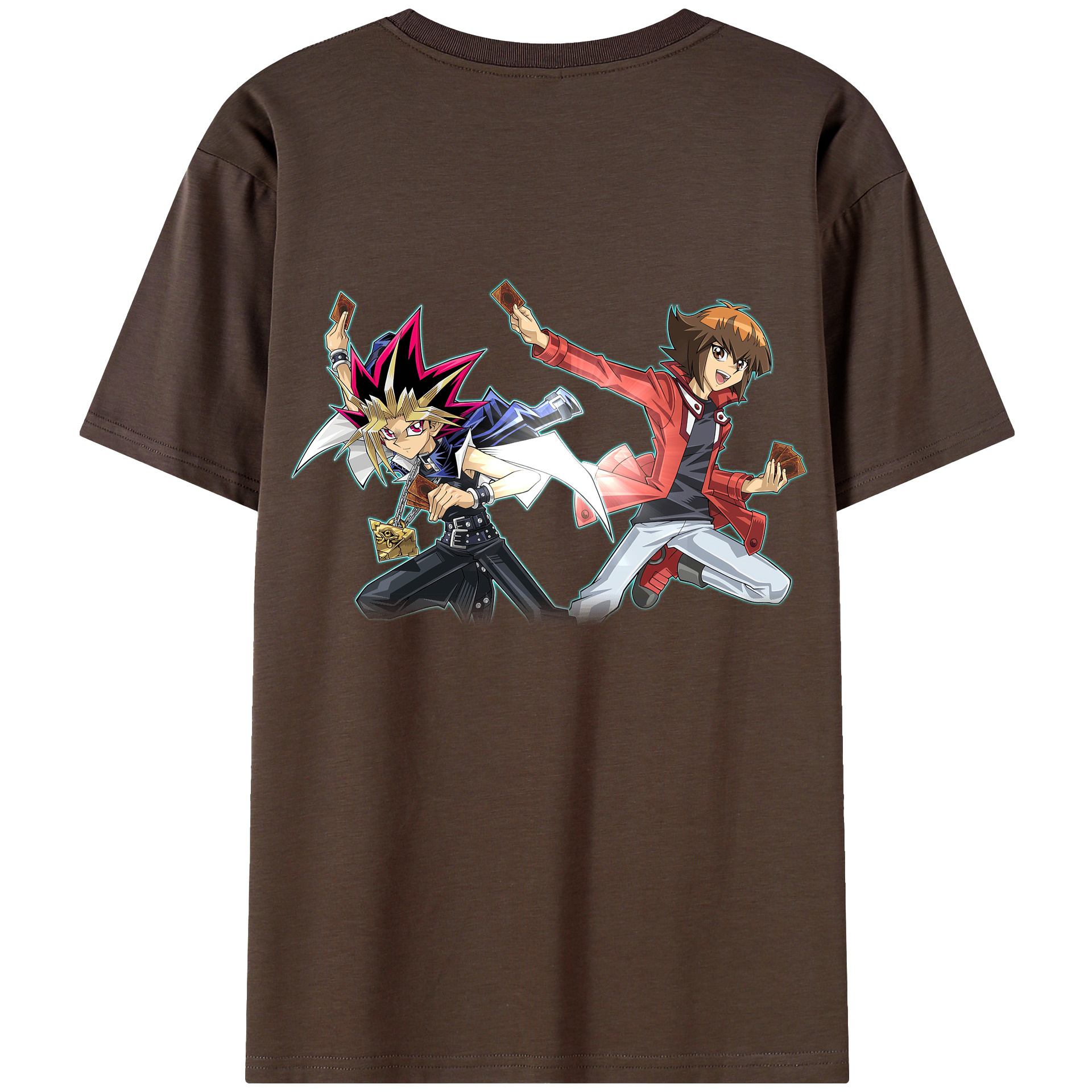 （画像用） 遊☆戯☆王 Yu-Gi-Oh! 綿100％半袖Tシャツ（背面プリント）