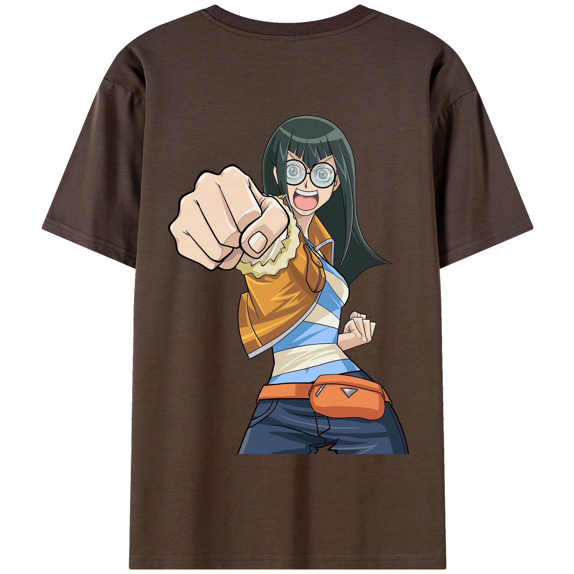（画像用） 遊☆戯☆王 Yu-Gi-Oh! 綿100％半袖Tシャツ（背面プリント）