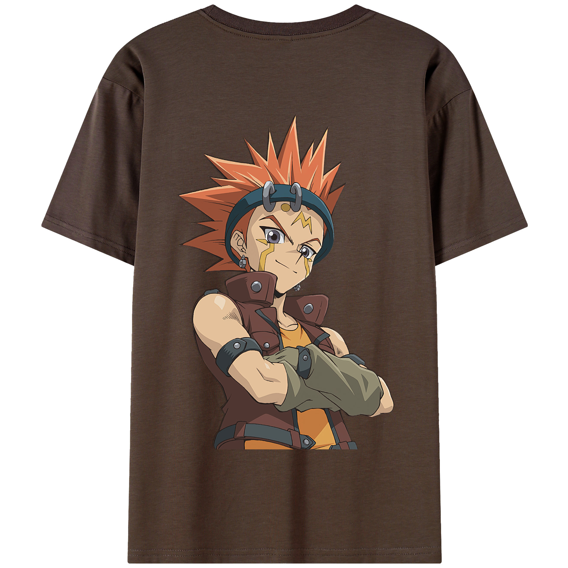 （画像用） 遊☆戯☆王 Yu-Gi-Oh! 綿100％半袖Tシャツ（背面プリント）