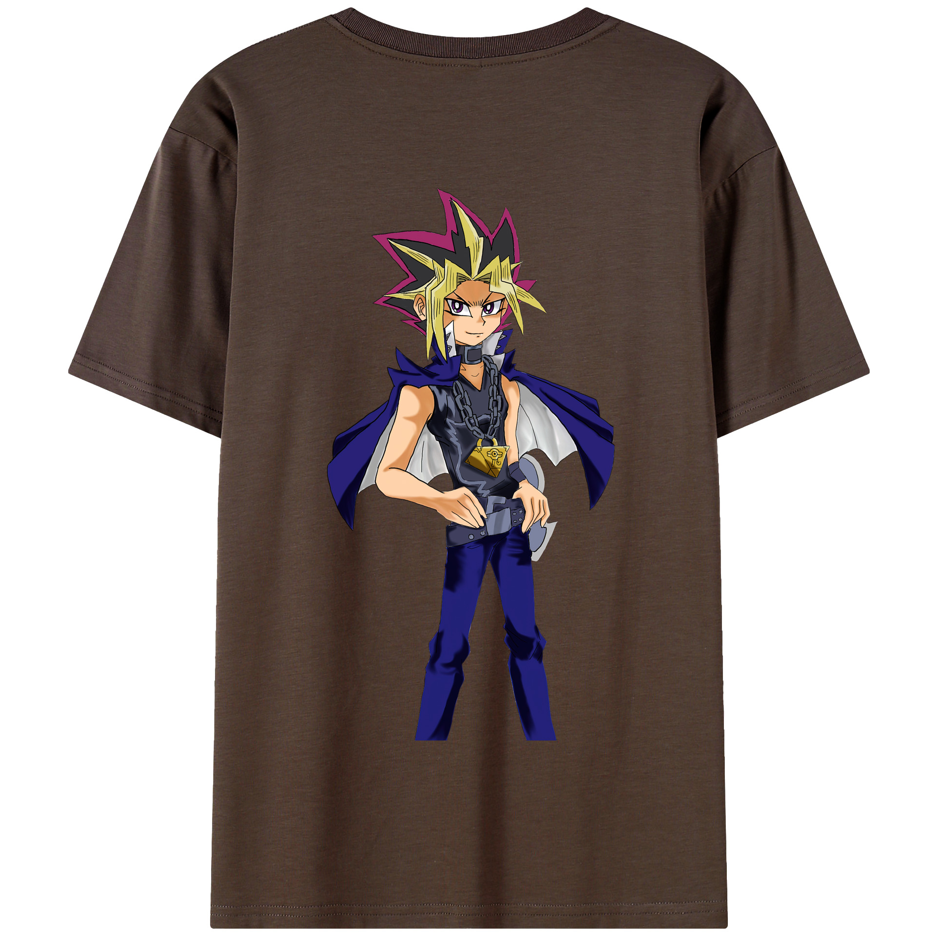（画像用） 遊☆戯☆王 Yu-Gi-Oh! 綿100％半袖Tシャツ（背面プリント）
