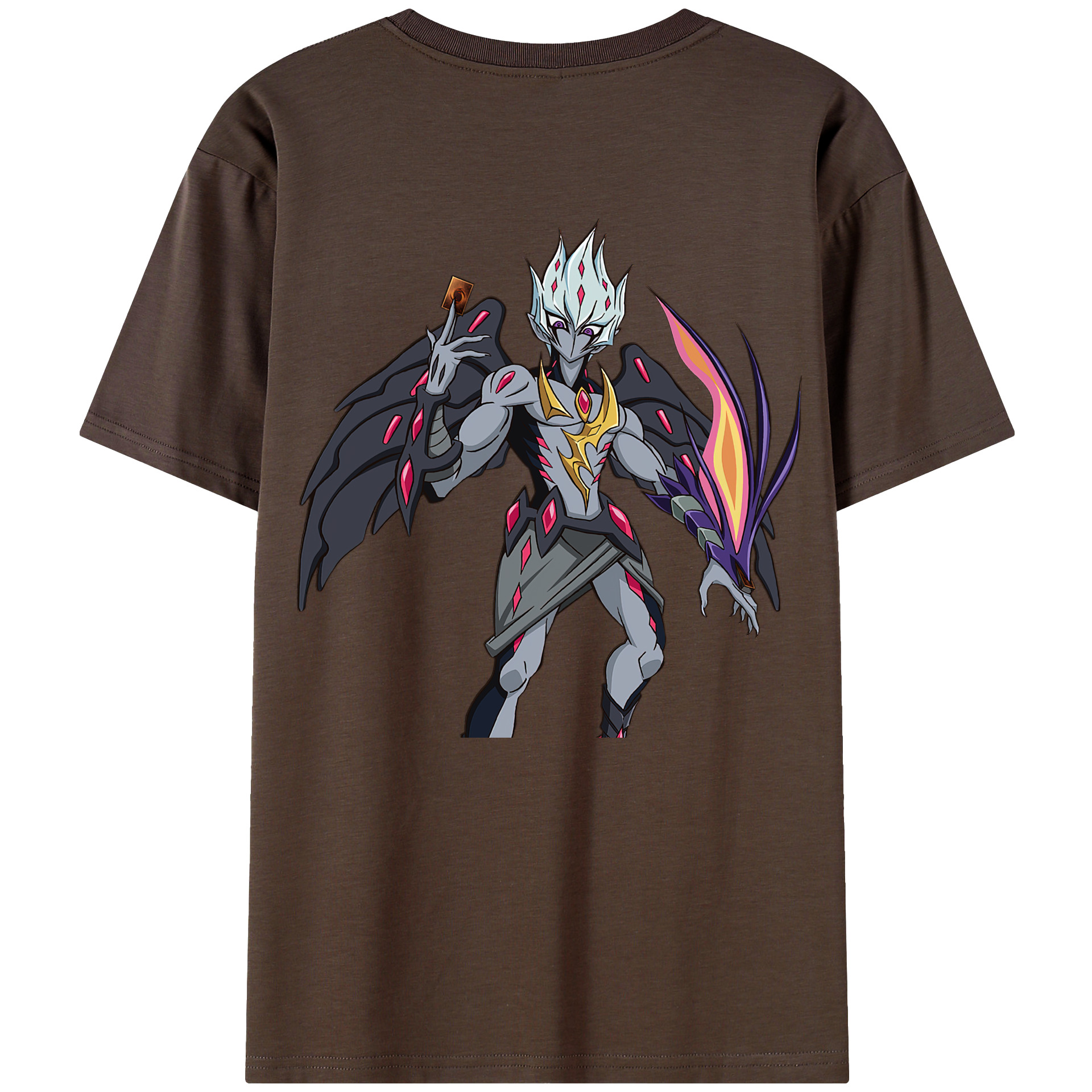 （画像用） 遊☆戯☆王 Yu-Gi-Oh! 綿100％半袖Tシャツ（背面プリント）