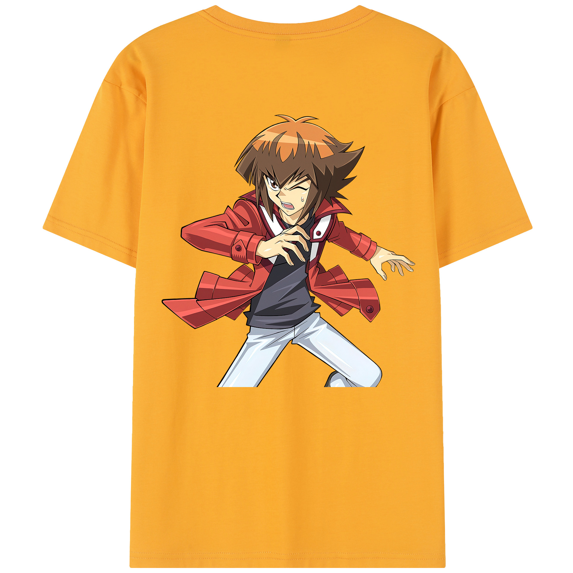 （画像用） 遊☆戯☆王 Yu-Gi-Oh! 綿100％半袖Tシャツ（背面プリント）