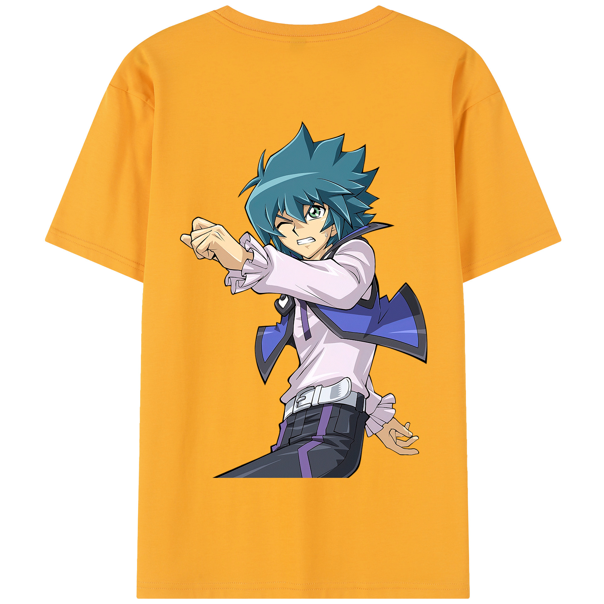 （画像用） 遊☆戯☆王 Yu-Gi-Oh! 綿100％半袖Tシャツ（背面プリント）