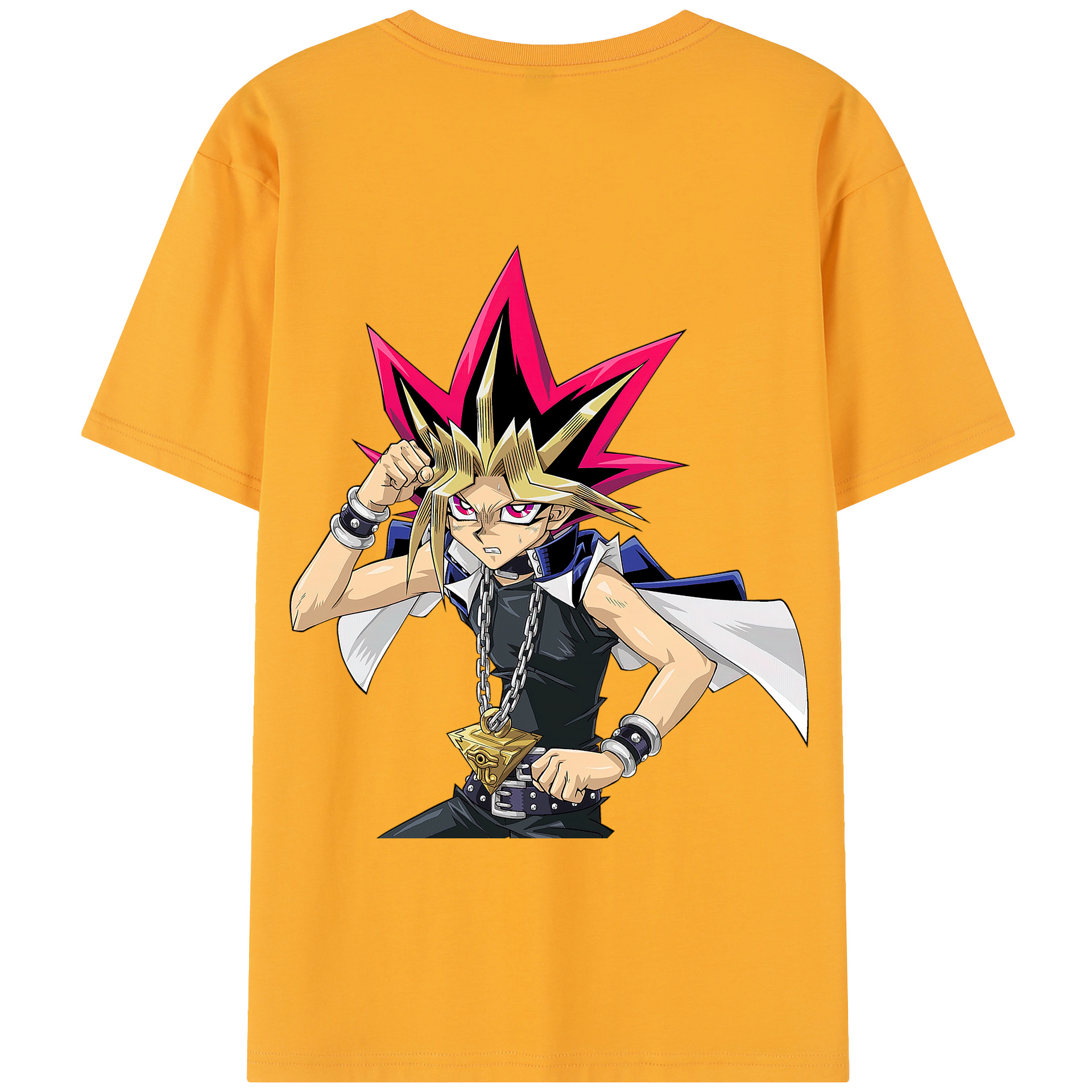 （画像用） 遊☆戯☆王 Yu-Gi-Oh! 綿100％半袖Tシャツ（背面プリント）