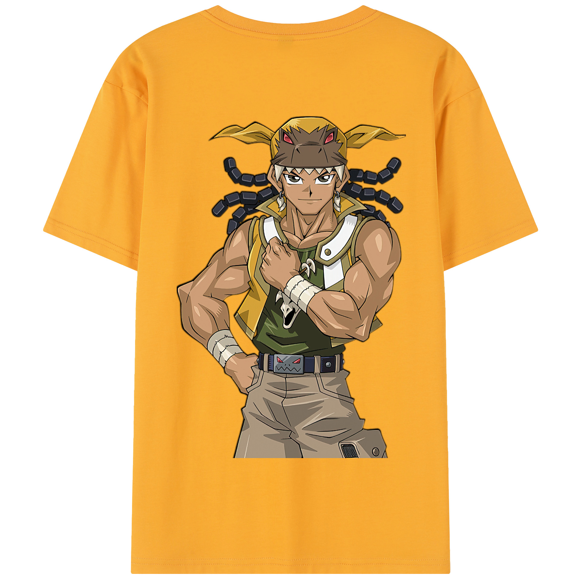 （画像用） 遊☆戯☆王 Yu-Gi-Oh! 綿100％半袖Tシャツ（背面プリント）