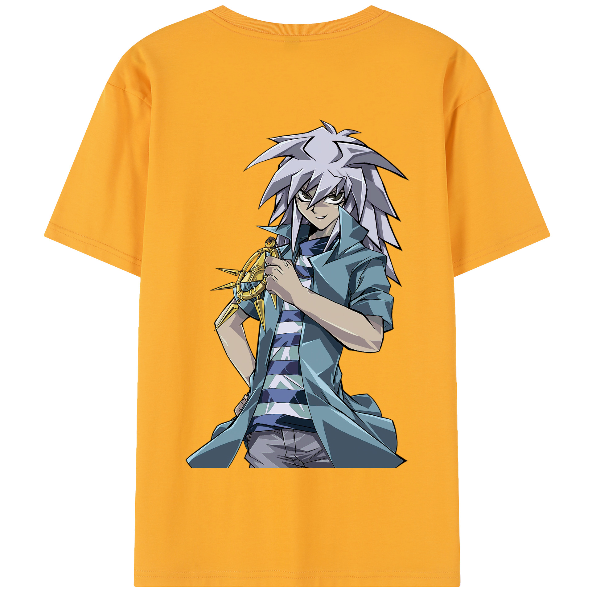 （画像用） 遊☆戯☆王 Yu-Gi-Oh! 綿100％半袖Tシャツ（背面プリント）