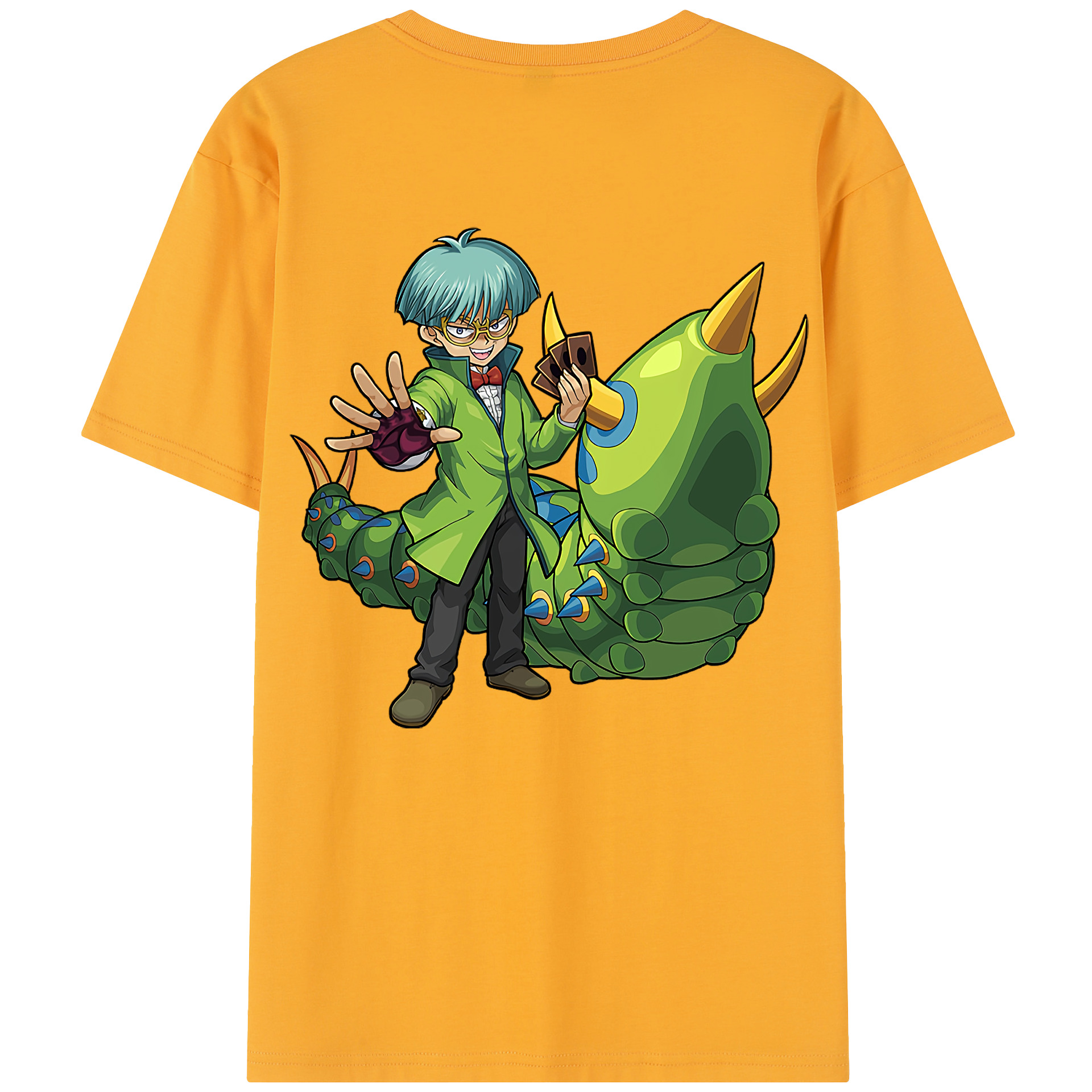 （画像用） 遊☆戯☆王 Yu-Gi-Oh! 綿100％半袖Tシャツ（背面プリント）