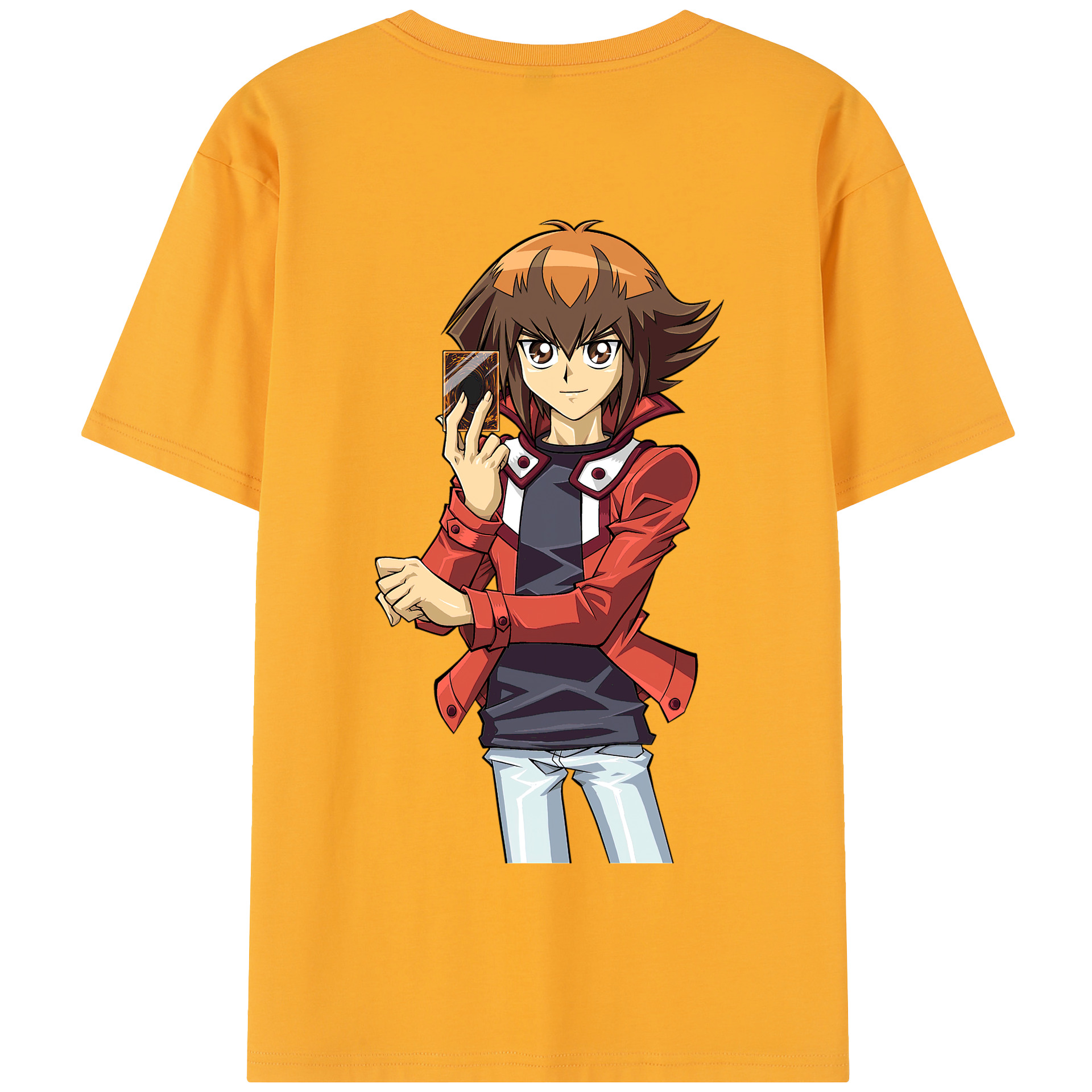 （画像用） 遊☆戯☆王 Yu-Gi-Oh! 綿100％半袖Tシャツ（背面プリント）