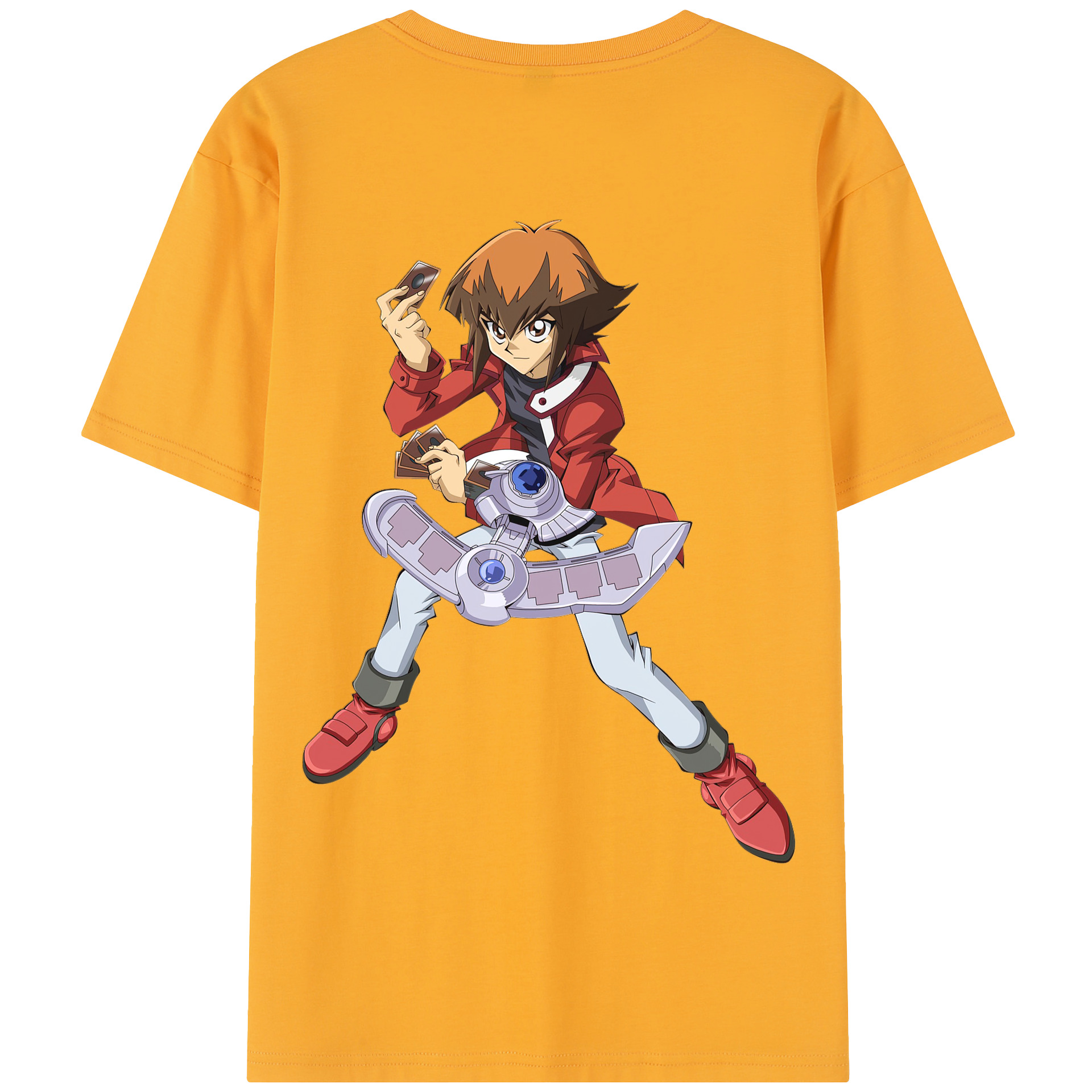 （画像用） 遊☆戯☆王 Yu-Gi-Oh! 綿100％半袖Tシャツ（背面プリント）