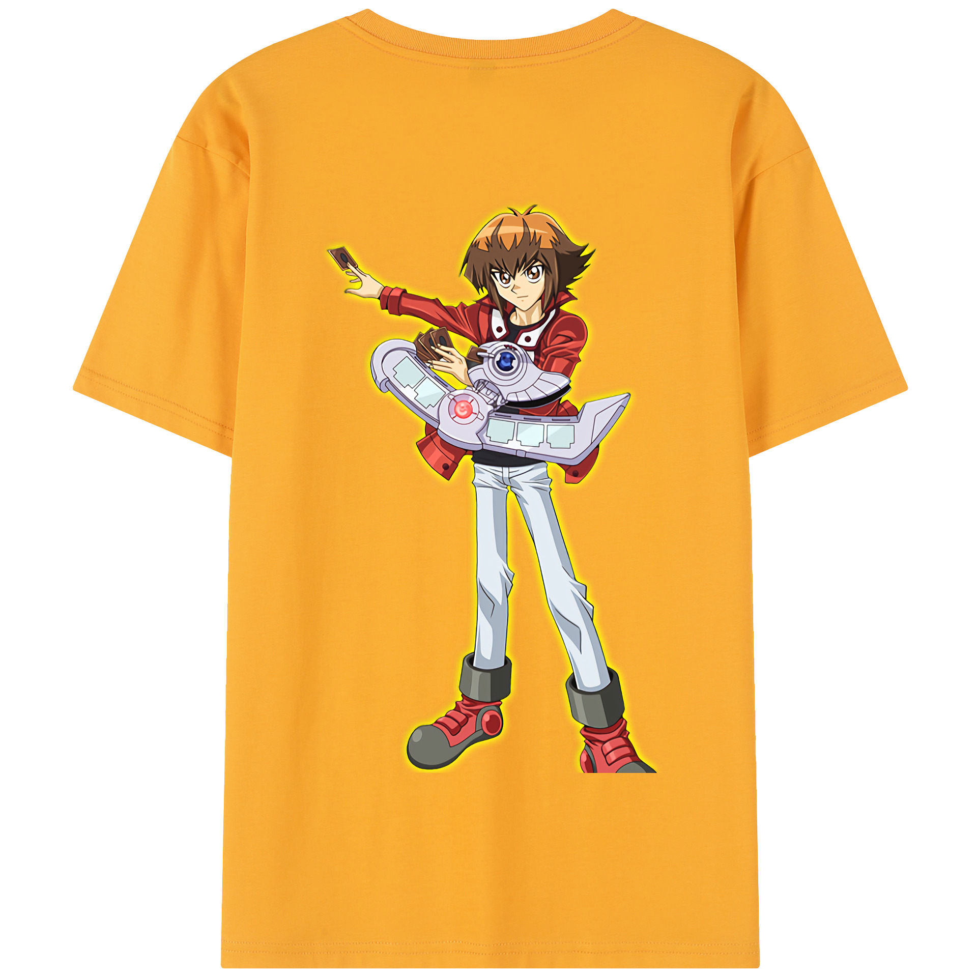 （画像用） 遊☆戯☆王 Yu-Gi-Oh! 綿100％半袖Tシャツ（背面プリント）