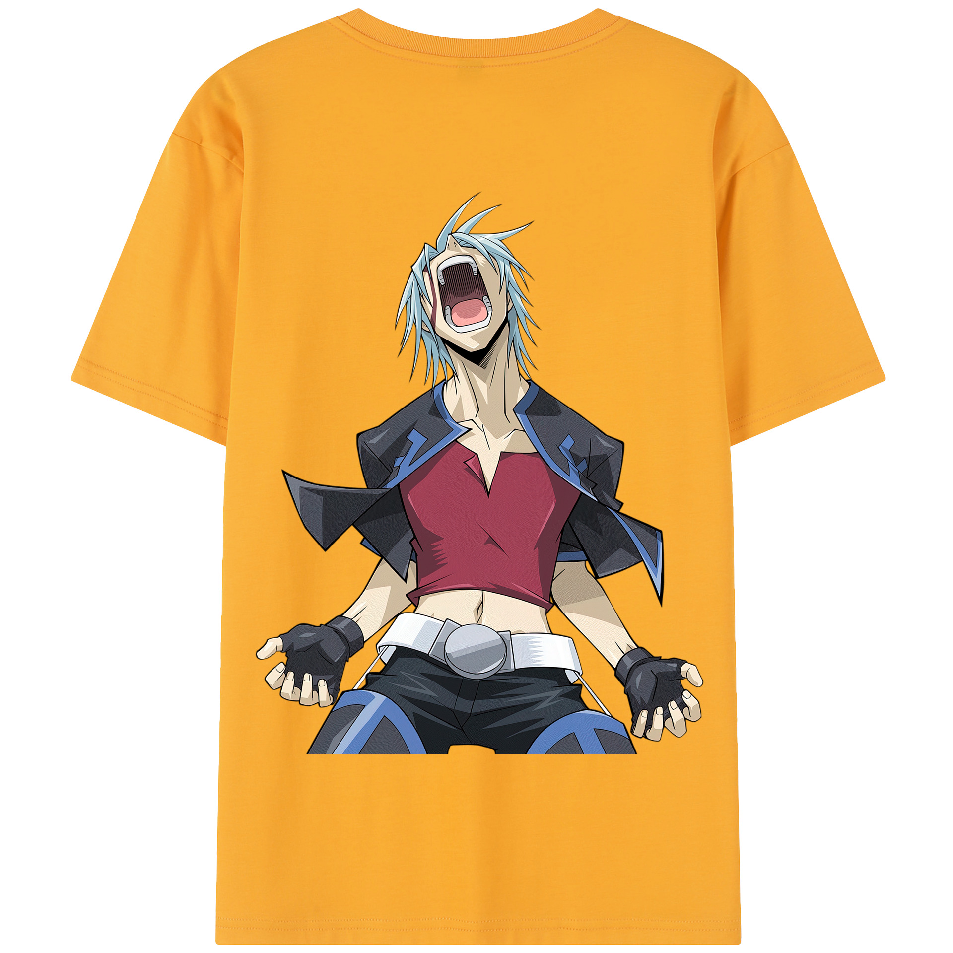 （画像用） 遊☆戯☆王 Yu-Gi-Oh! 綿100％半袖Tシャツ（背面プリント）