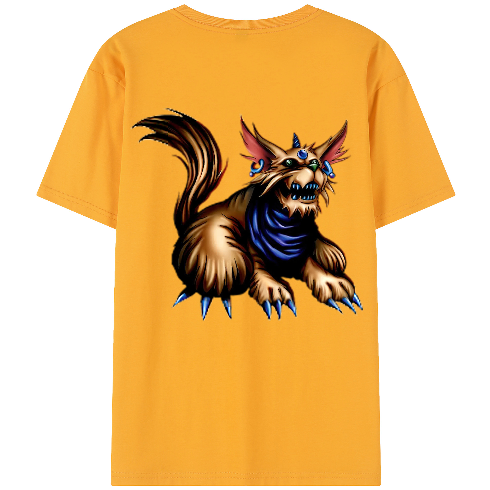 （画像用） 遊☆戯☆王 Yu-Gi-Oh! 綿100％半袖Tシャツ（背面プリント）