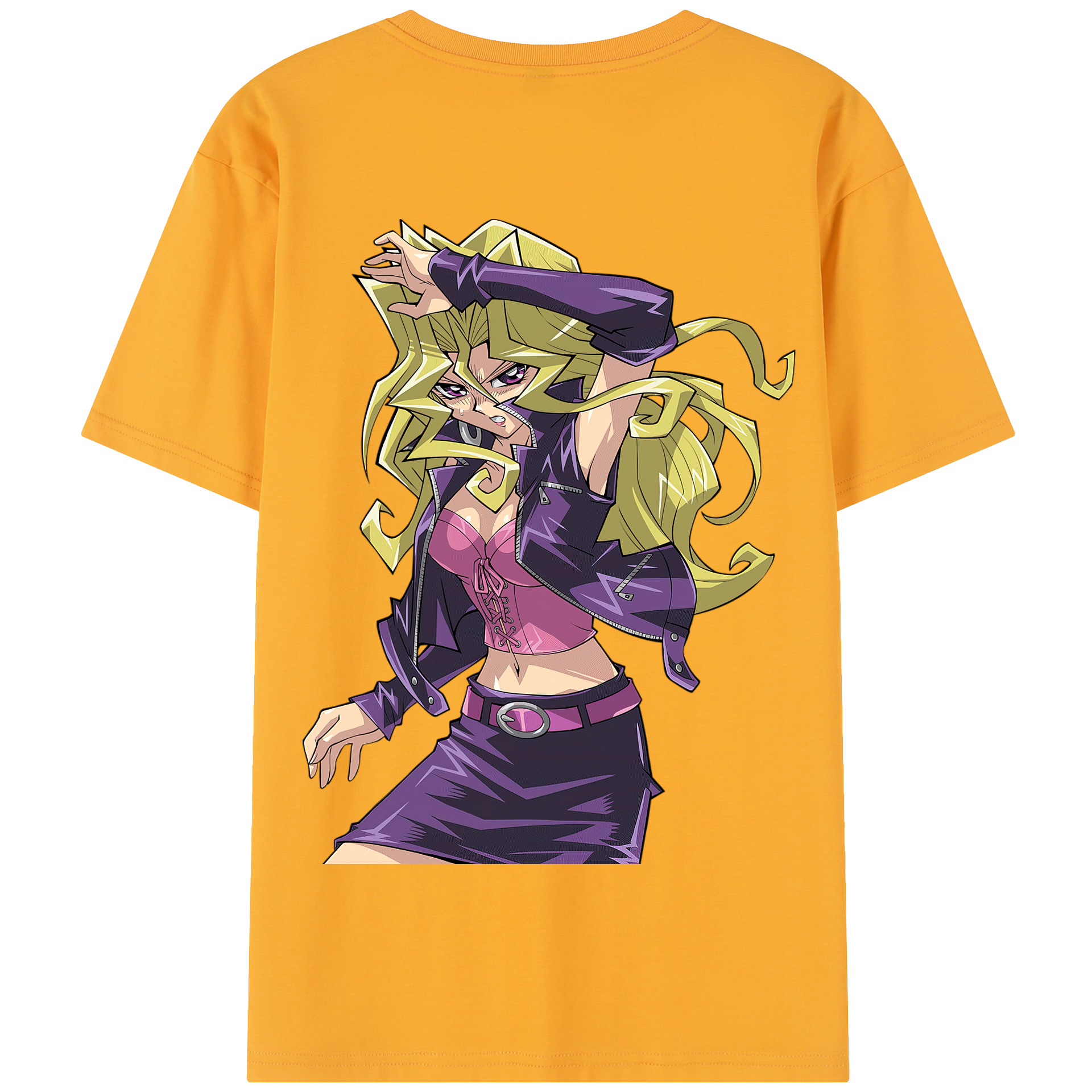 （画像用） 遊☆戯☆王 Yu-Gi-Oh! 綿100％半袖Tシャツ（背面プリント）