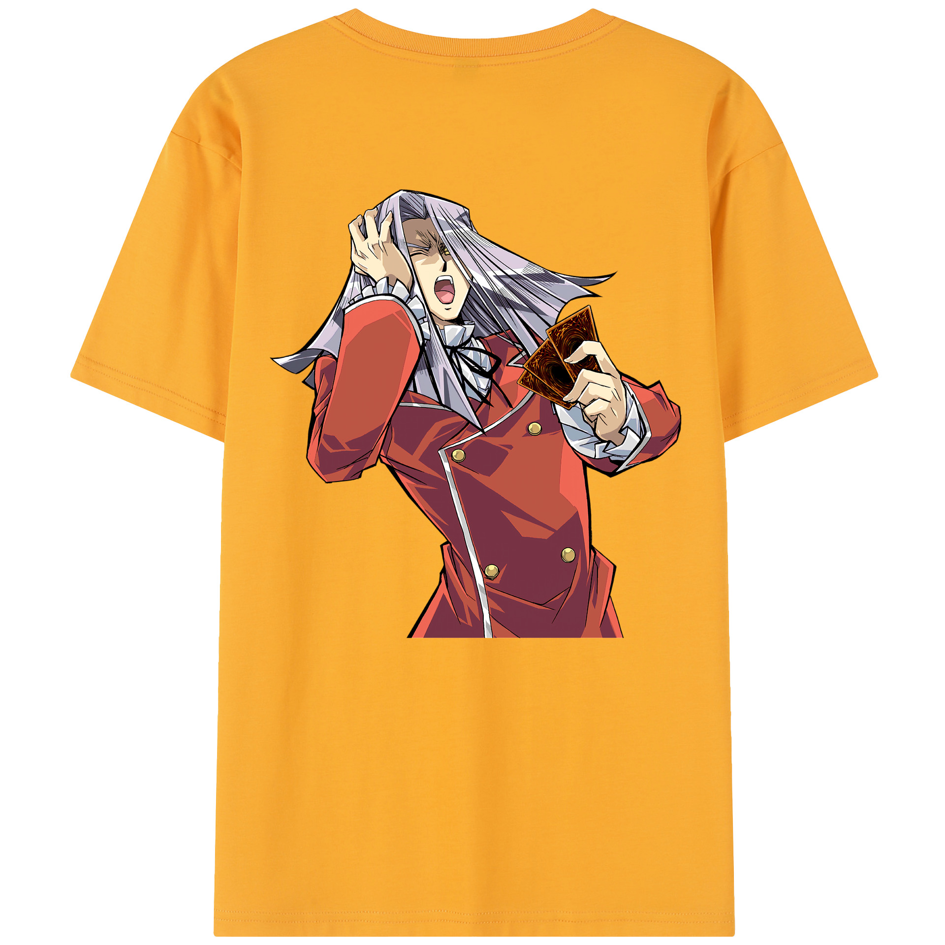 （画像用） 遊☆戯☆王 Yu-Gi-Oh! 綿100％半袖Tシャツ（背面プリント）
