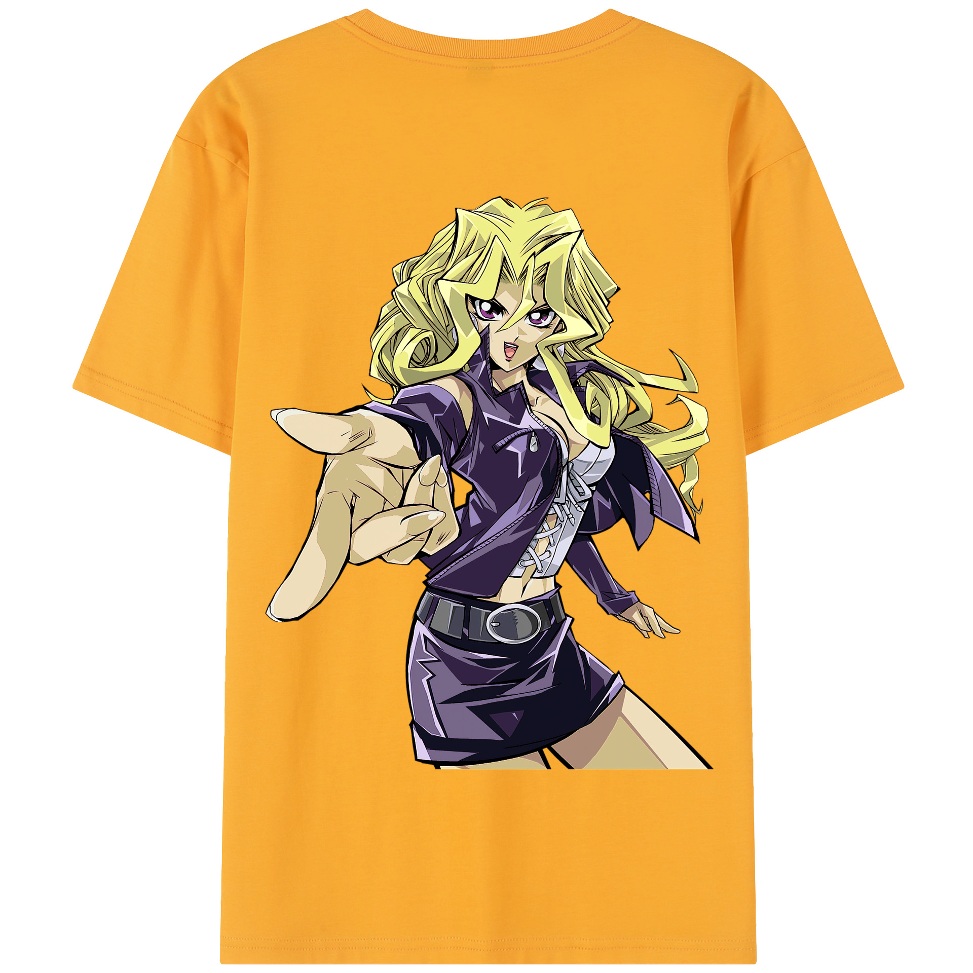 （画像用） 遊☆戯☆王 Yu-Gi-Oh! 綿100％半袖Tシャツ（背面プリント）
