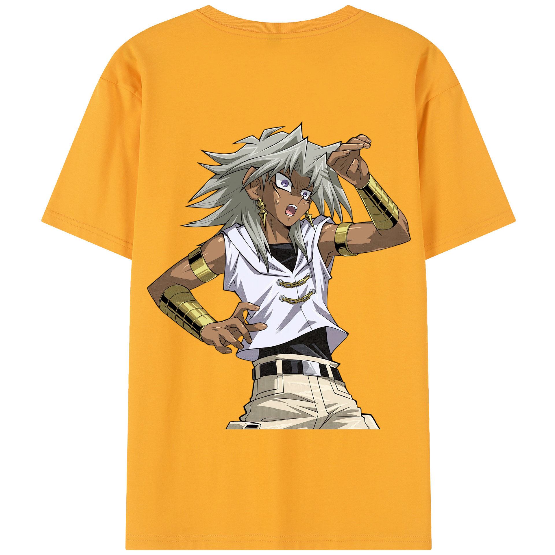 （画像用） 遊☆戯☆王 Yu-Gi-Oh! 綿100％半袖Tシャツ（背面プリント）