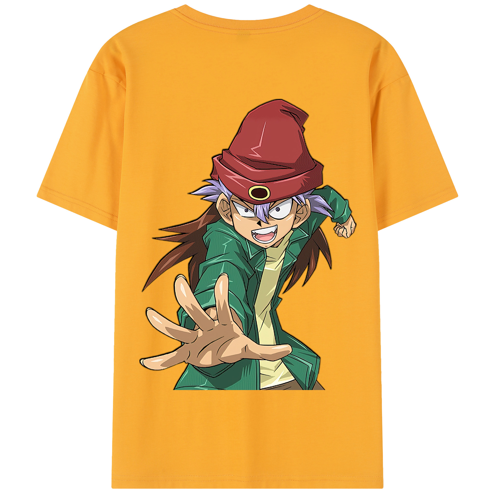 （画像用） 遊☆戯☆王 Yu-Gi-Oh! 綿100％半袖Tシャツ（背面プリント）