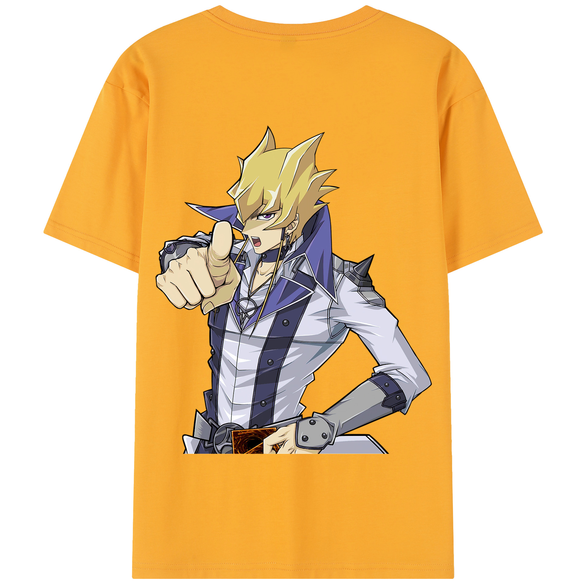 （画像用） 遊☆戯☆王 Yu-Gi-Oh! 綿100％半袖Tシャツ（背面プリント）