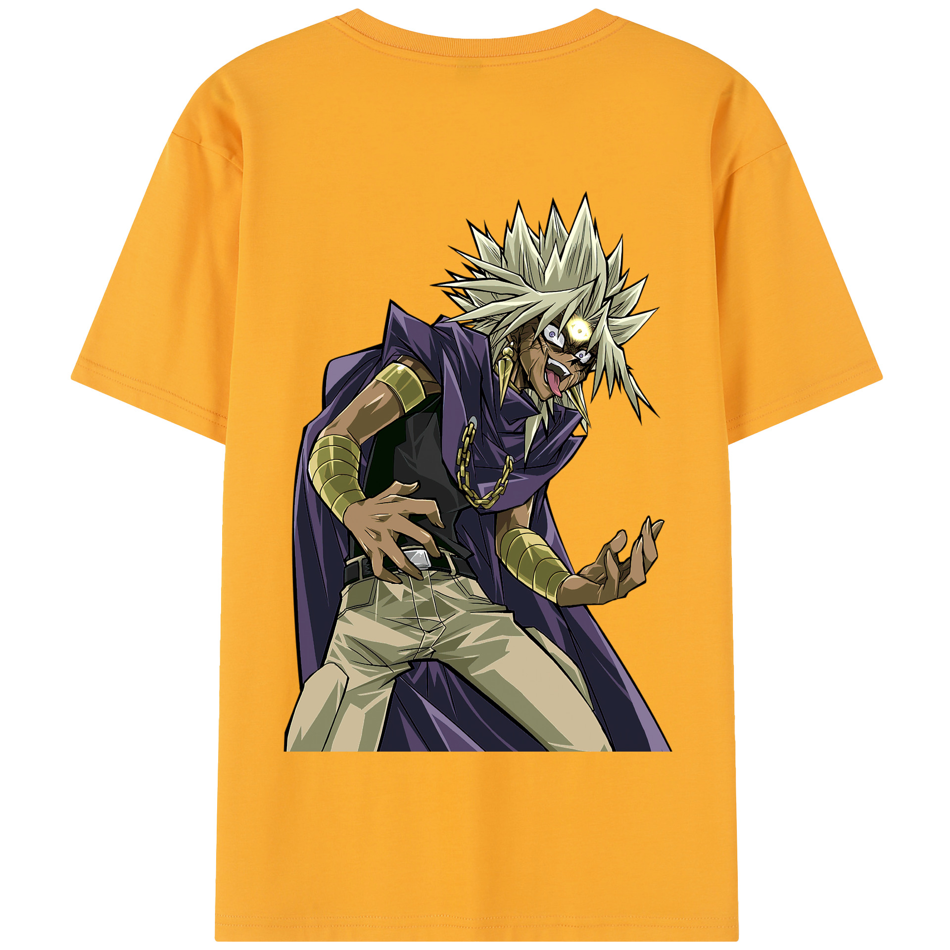 （画像用） 遊☆戯☆王 Yu-Gi-Oh! 綿100％半袖Tシャツ（背面プリント）