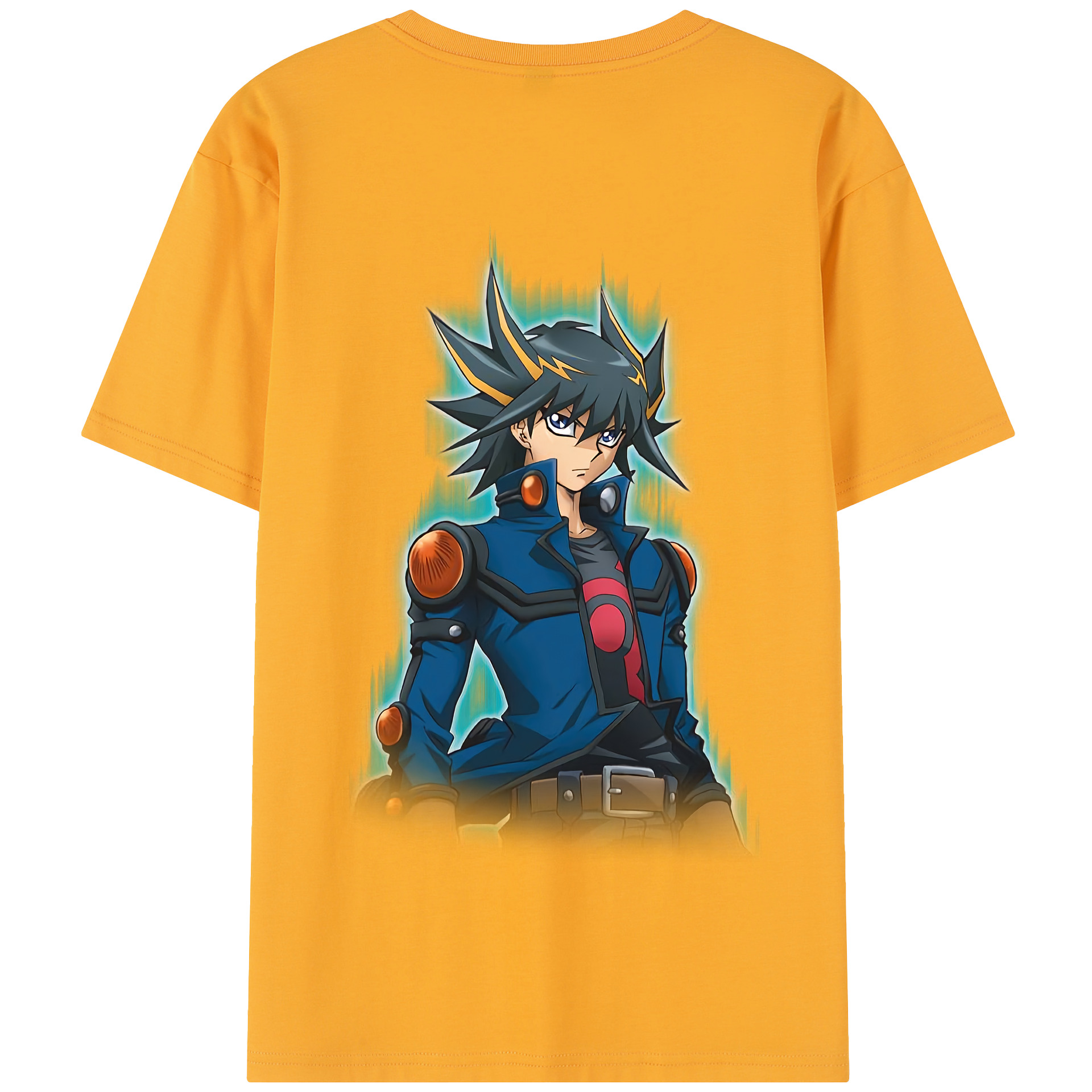 （画像用） 遊☆戯☆王 Yu-Gi-Oh! 綿100％半袖Tシャツ（背面プリント）