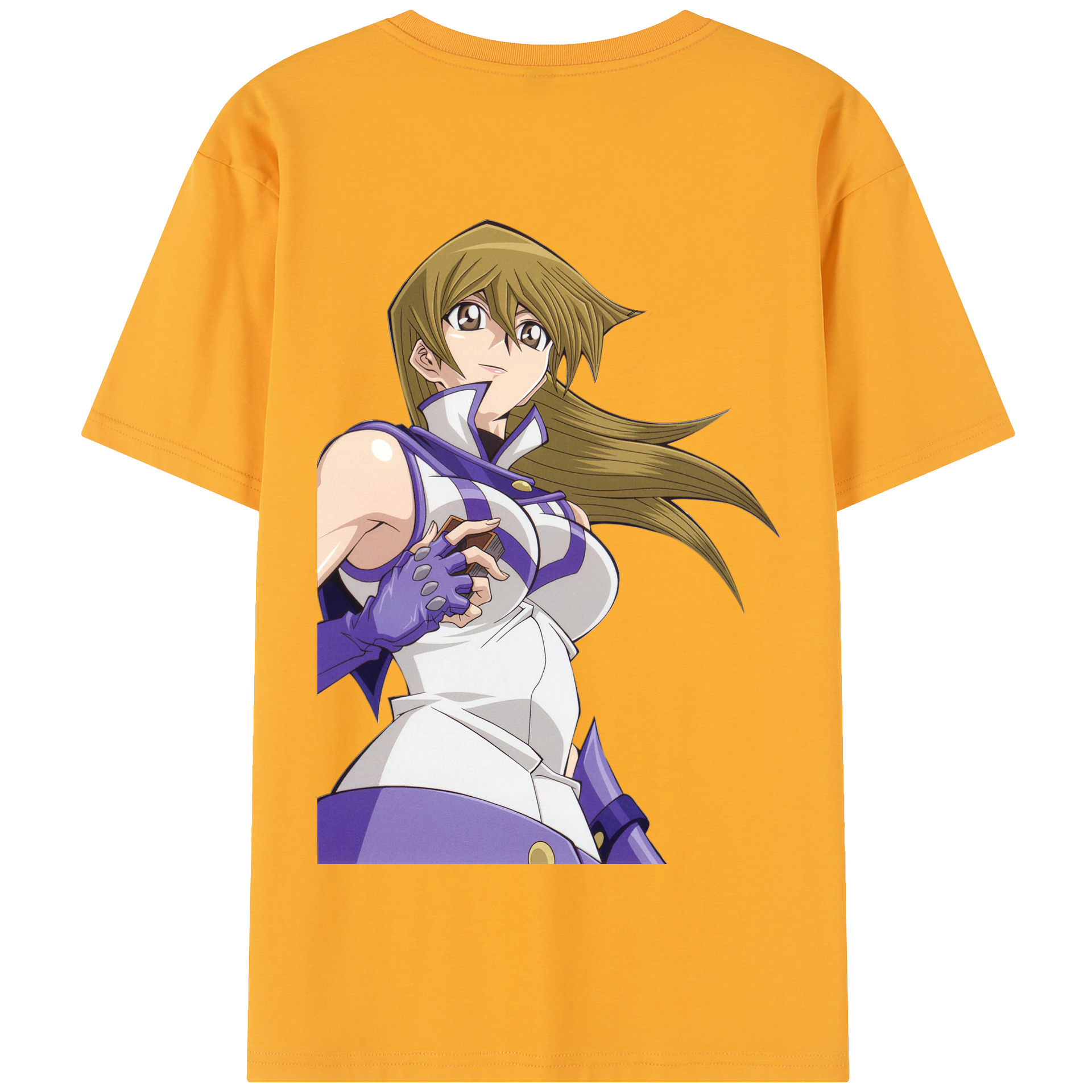 （画像用） 遊☆戯☆王 Yu-Gi-Oh! 綿100％半袖Tシャツ（背面プリント）