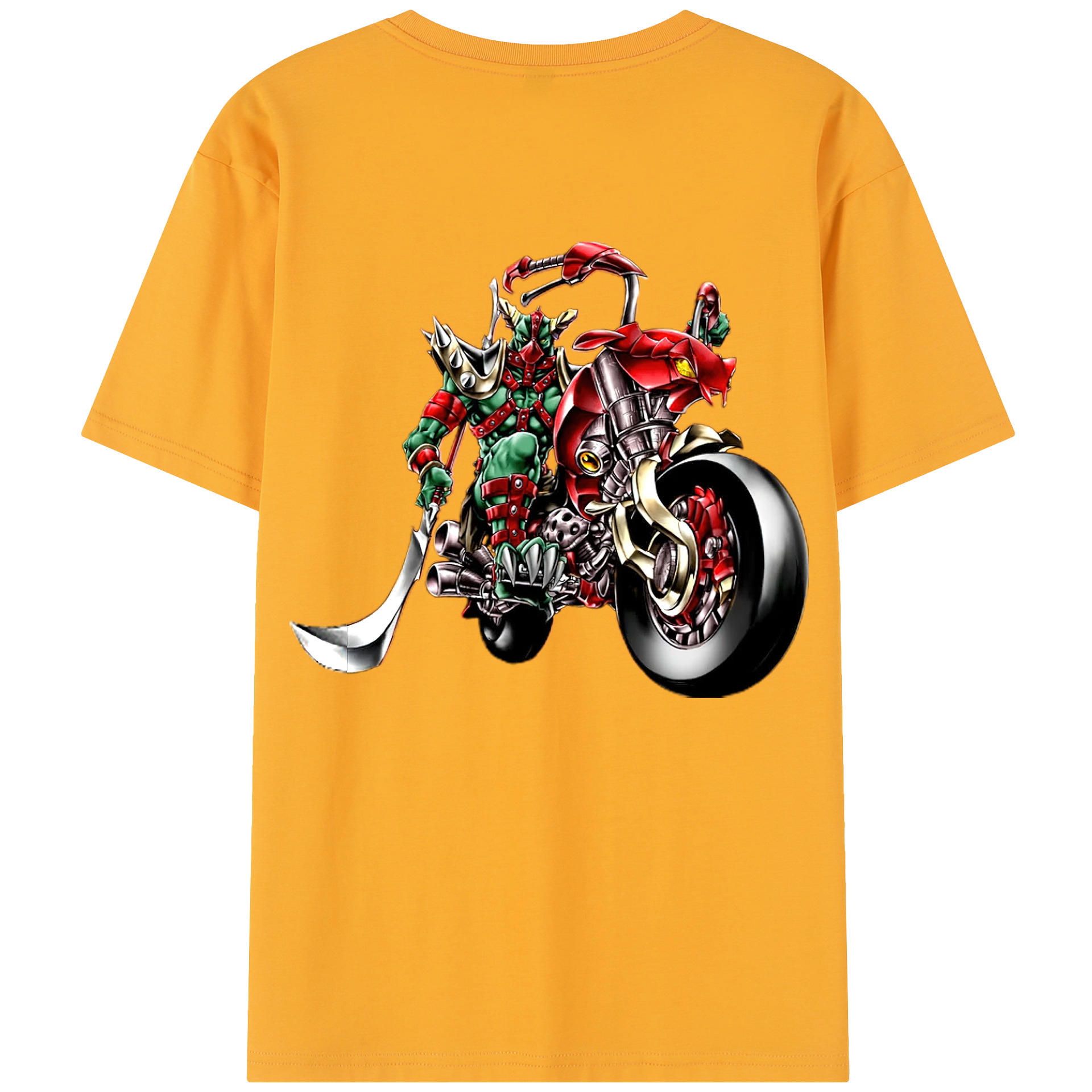 （画像用） 遊☆戯☆王 Yu-Gi-Oh! 綿100％半袖Tシャツ（背面プリント）