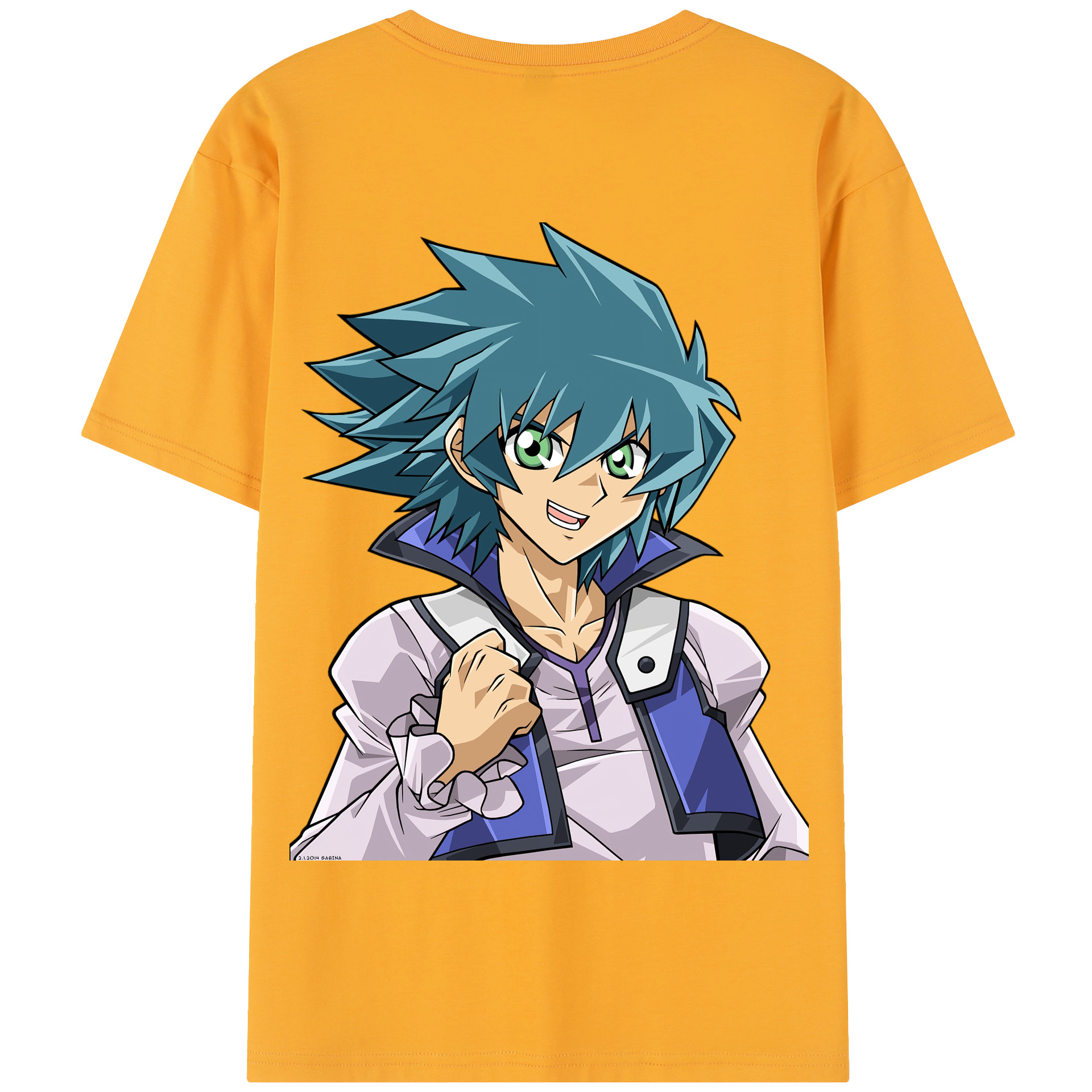 （画像用） 遊☆戯☆王 Yu-Gi-Oh! 綿100％半袖Tシャツ（背面プリント）
