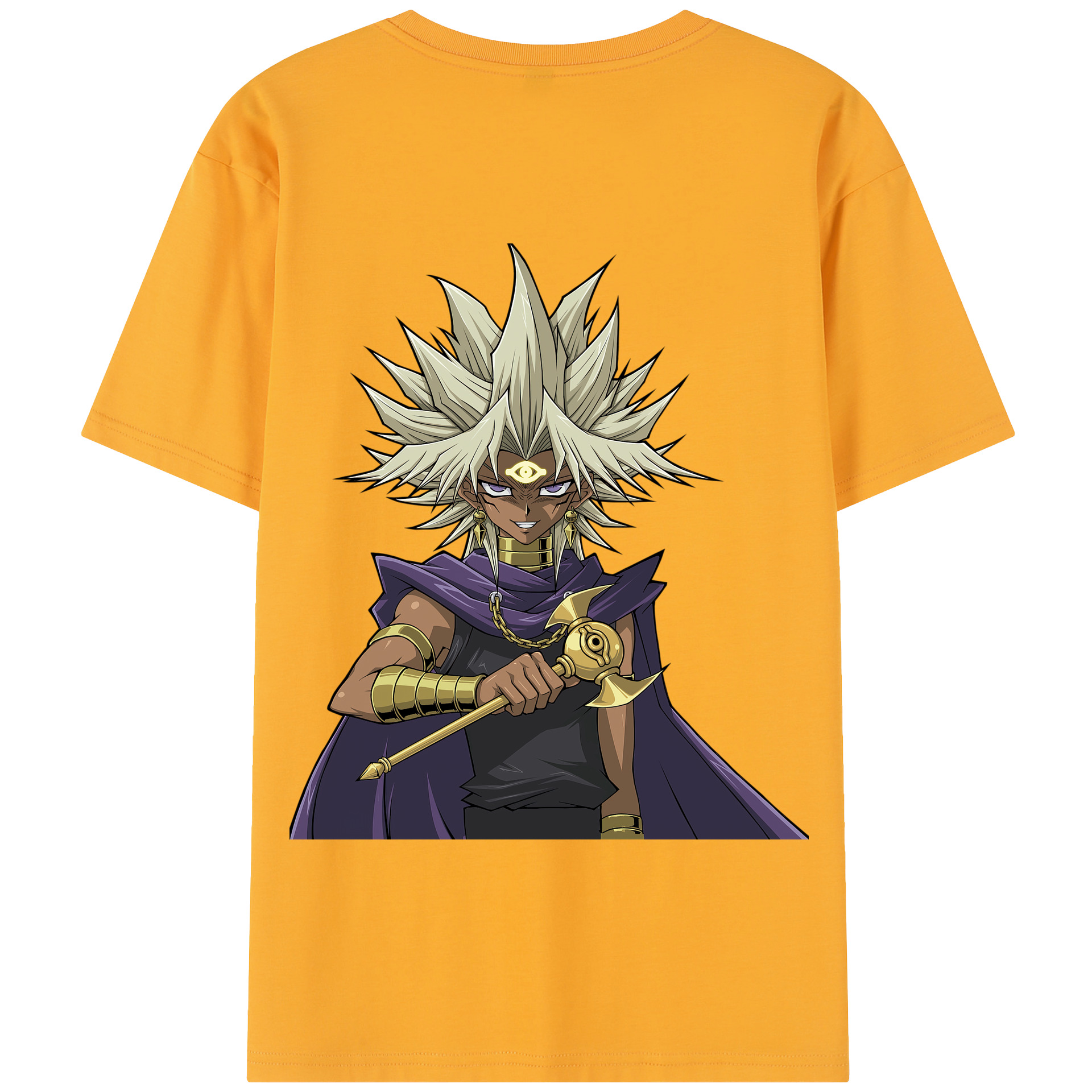 （画像用） 遊☆戯☆王 Yu-Gi-Oh! 綿100％半袖Tシャツ（背面プリント）