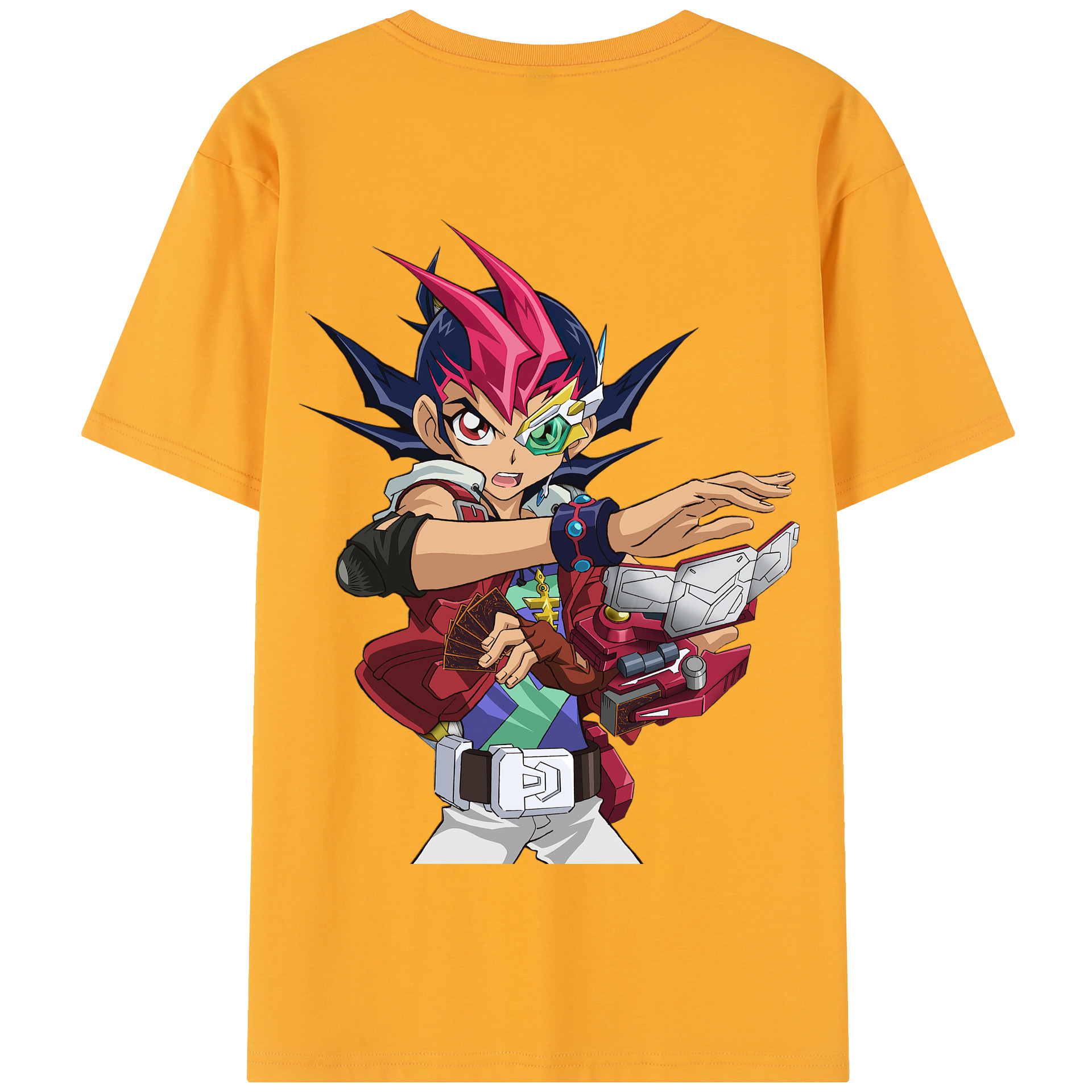 （画像用） 遊☆戯☆王 Yu-Gi-Oh! 綿100％半袖Tシャツ（背面プリント）