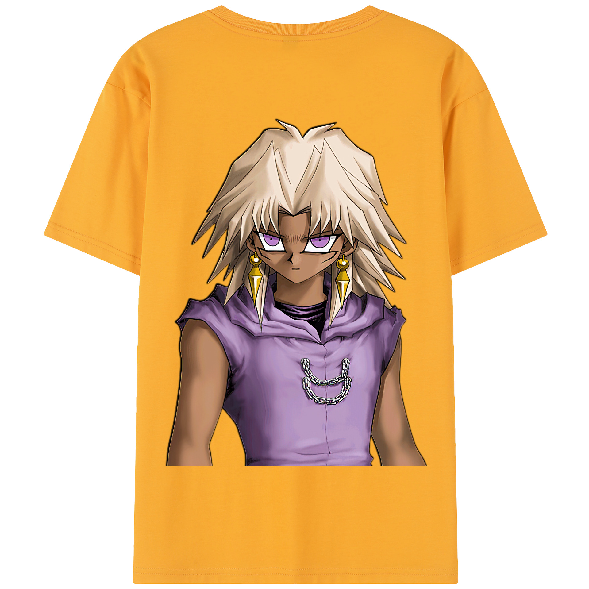 （画像用） 遊☆戯☆王 Yu-Gi-Oh! 綿100％半袖Tシャツ（背面プリント）