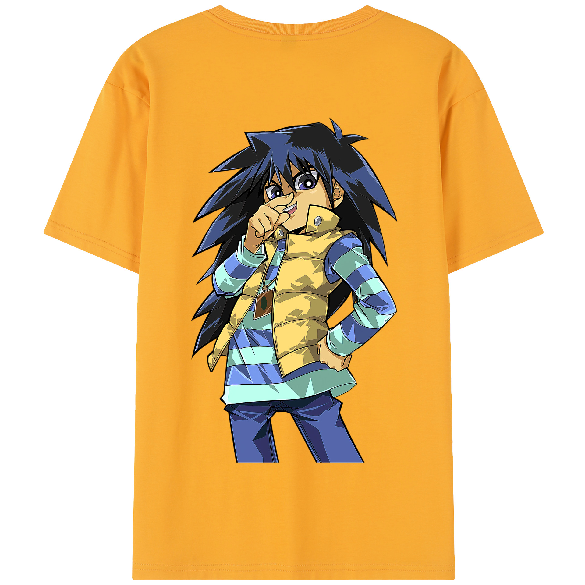 遊☆戯☆王 Yu-Gi-Oh! 綿100％半袖Tシャツ（背面プリント）